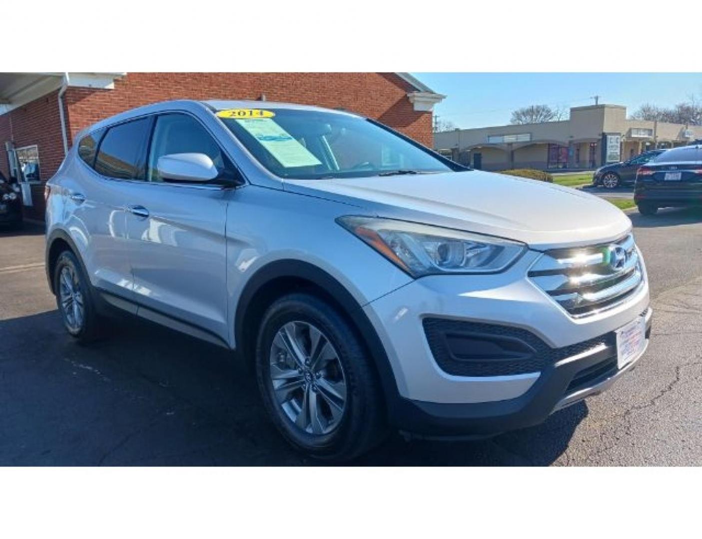 2014 Moonstone Silver Hyundai Santa Fe Sport 2.4 FWD (5XYZT3LB5EG) with an 2.4L L4 DOHC 16V engine, 6-Speed Automatic transmission, located at 8750 N County Rd 25A, Piqua, OH, 45356, (937) 908-9800, 40.164391, -84.232513 - Photo#26