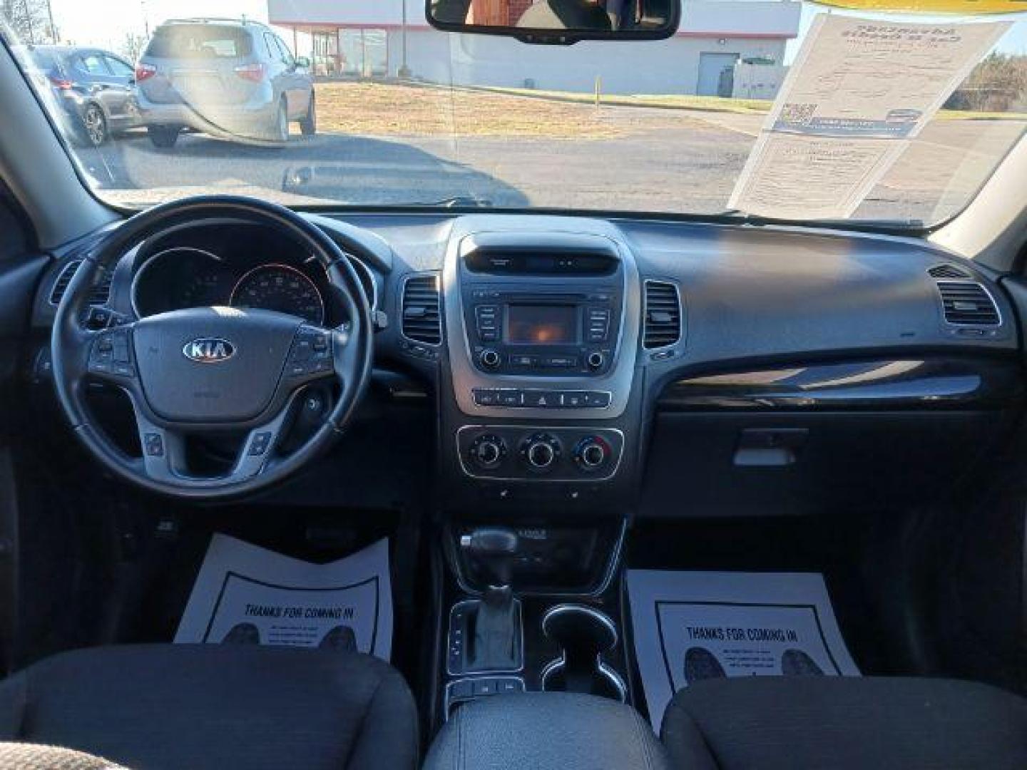 2014 Black Kia Sorento LX 2WD (5XYKT4A60EG) with an 2.4L L4 DOHC 16V engine, 6-Speed Automatic transmission, located at 1951 S Dayton Lakeview Rd., New Carlisle, OH, 45344, (937) 908-9800, 39.890999, -84.050255 - Photo#7