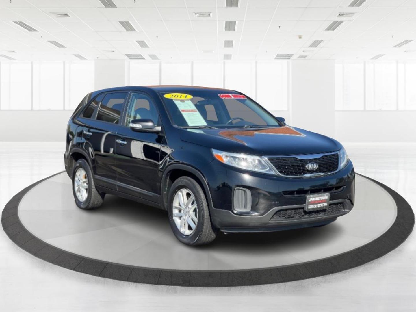 2014 Black Kia Sorento LX 2WD (5XYKT3A65EG) with an 2.4L L4 DOHC 16V engine, 6-Speed Automatic transmission, located at 1951 S Dayton Lakeview Rd., New Carlisle, OH, 45344, (937) 908-9800, 39.890999, -84.050255 - 2014 Kia Sorento LX 2WD - Photo#0