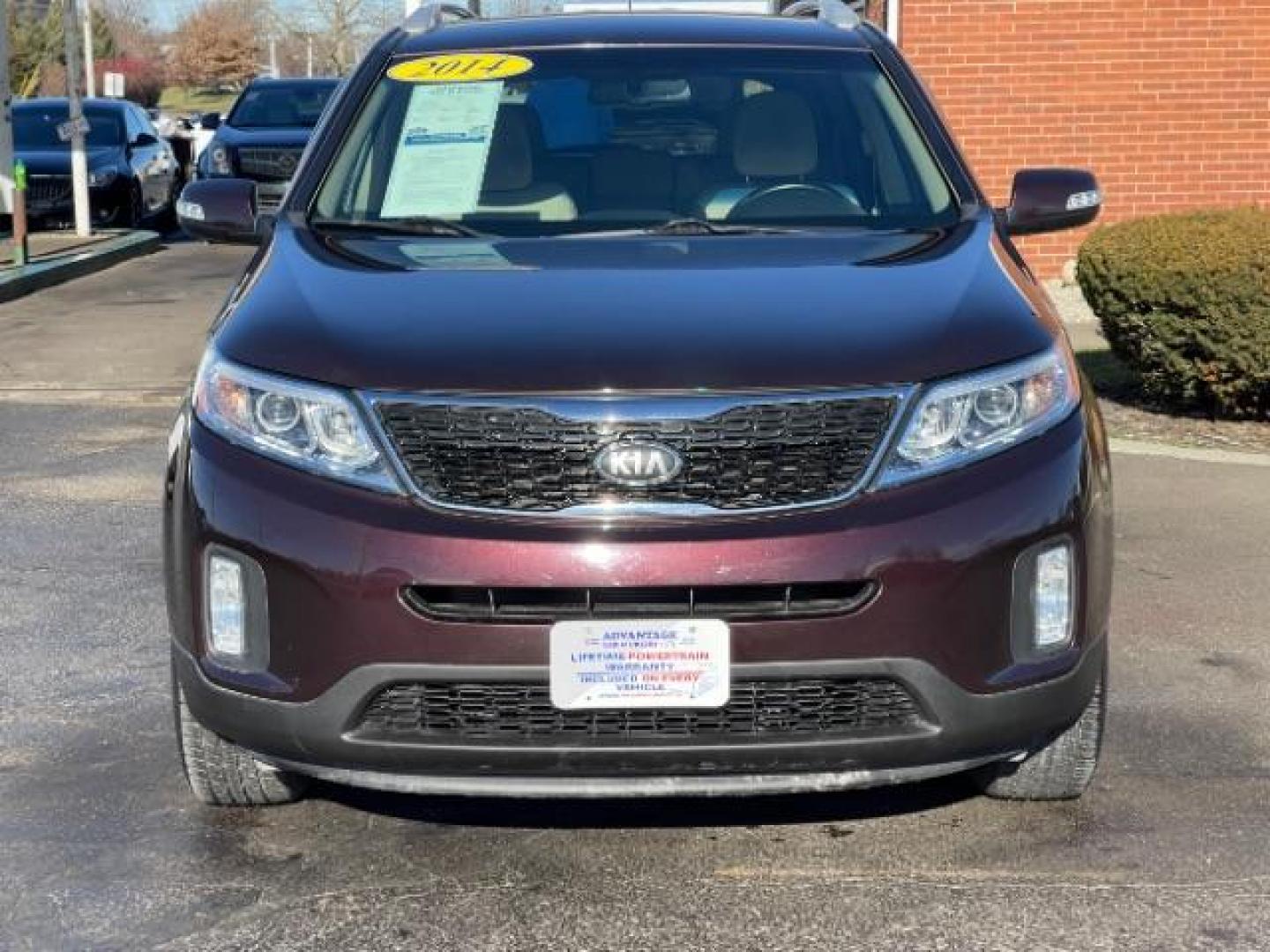 2014 Maroon Kia Sorento LX 2WD (5XYKT3A6XEG) with an 2.4L L4 DOHC 16V engine, 6-Speed Automatic transmission, located at 4508 South Dixie Dr, Moraine, OH, 45439, (937) 908-9800, 39.689976, -84.218452 - Photo#5