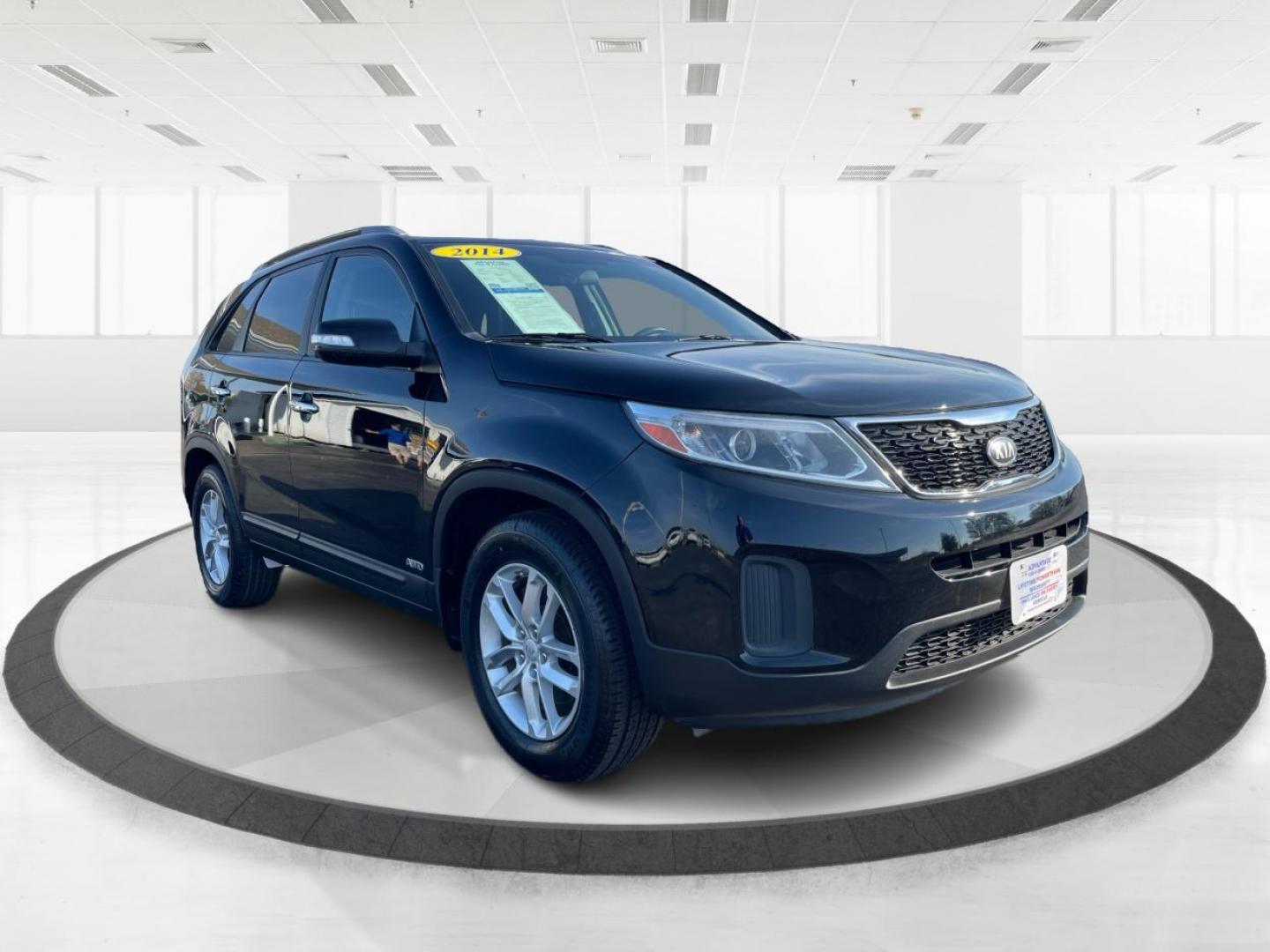 2014 Black Kia Sorento LX V6 AWD (5XYKTDA72EG) with an 3.3L V6 DOHC 24V engine, 6-Speed Automatic transmission, located at 1099 N County Rd 25A , Troy, OH, 45373, (937) 908-9800, 40.057079, -84.212883 - Photo#0