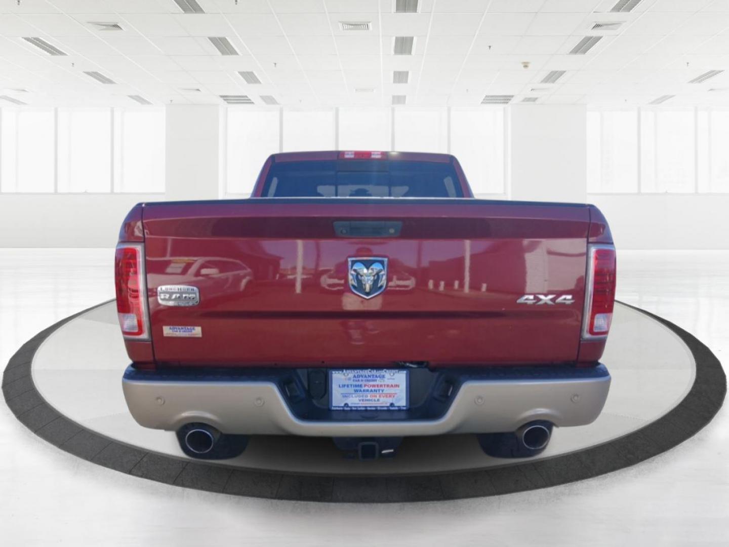 2014 Dp Cherry Red Crystal PC RAM 1500 Laramie Longhorn Edition Crew Cab LWB 4WD (1C6RR7WT4ES) with an 5.7L V8 OHV 16V engine, 6-Speed Automatic transmission, located at 1230 East Main St, Xenia, OH, 45385, (937) 908-9800, 39.688026, -83.910172 - Photo#3