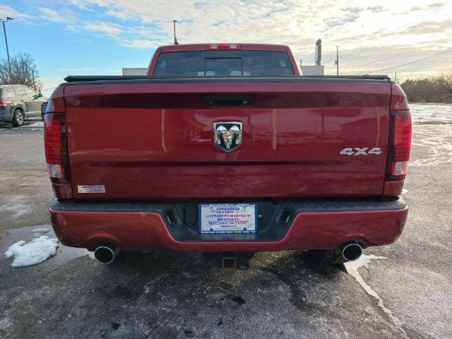 2014 Dp Cherry Red Crystal PC RAM 1500 Sport Crew Cab LWB 4WD (1C6RR7UT5ES) with an 5.7L V8 OHV 16V engine, 8-Speed Automatic transmission, located at 1230 East Main St, Xenia, OH, 45385, (937) 908-9800, 39.688026, -83.910172 - Photo#5