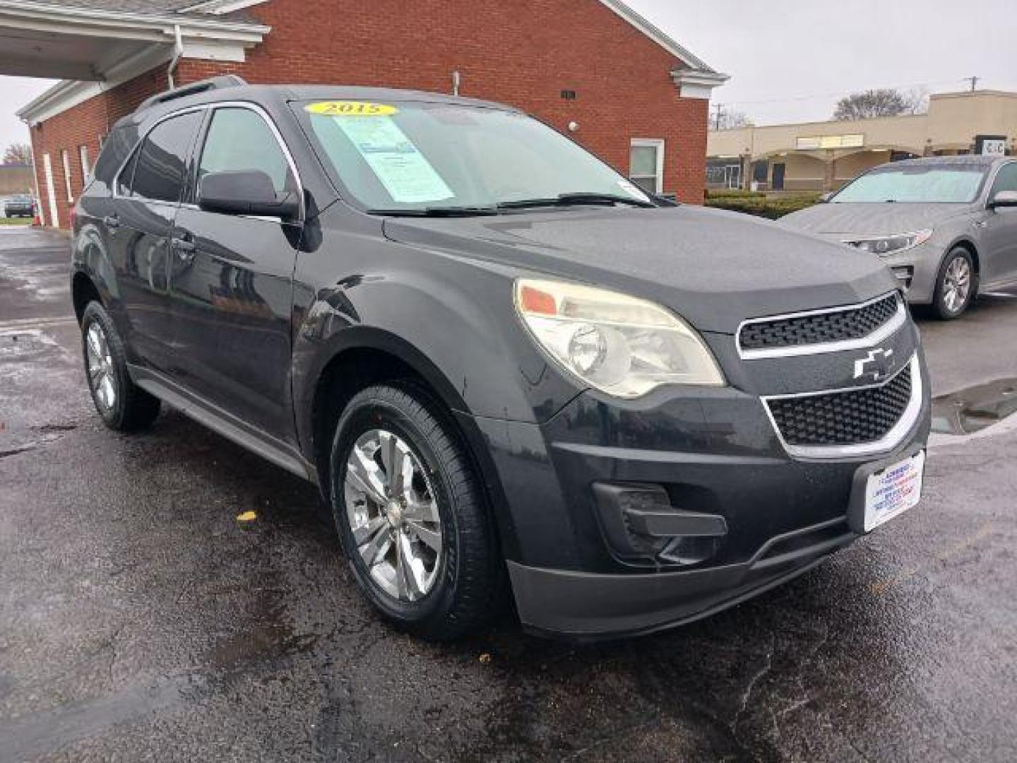 2015 Black Granite Metallic Chevrolet Equinox 1LT 2WD (2GNALBEK3F6) with an 2.4L L4 DOHC 16V FFV engine, 6-Speed Automatic transmission, located at 880 E. National Road, Vandalia, OH, 45377, (937) 908-9800, 39.891918, -84.183594 - Photo#0