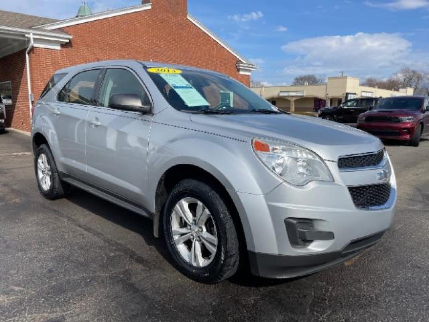 2015 Silver Ice Metallic Chevrolet Equinox LS AWD (2GNFLEEK9F6) with an 2.4L L4 DOHC 16V FFV engine, 6-Speed Automatic transmission, located at 1099 N County Rd 25A , Troy, OH, 45373, (937) 908-9800, 40.057079, -84.212883 - Photo#0