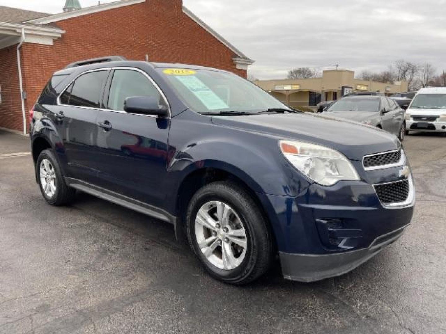 2015 Blue Velvet Metallic Chevrolet Equinox 1LT 2WD (2GNALBEK6F1) with an 2.4L L4 DOHC 16V FFV engine, 6-Speed Automatic transmission, located at 1951 S Dayton Lakeview Rd., New Carlisle, OH, 45344, (937) 908-9800, 39.890999, -84.050255 - Photo#0