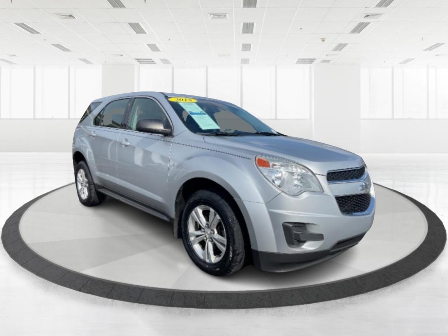 2015 Silver Ice Metallic Chevrolet Equinox (2GNFLEEK9F6) with an 2.4L L4 DOHC 16V FFV engine, 6-Speed Automatic transmission, located at 1099 N County Rd 25A , Troy, OH, 45373, (937) 908-9800, 40.057079, -84.212883 - Photo#0