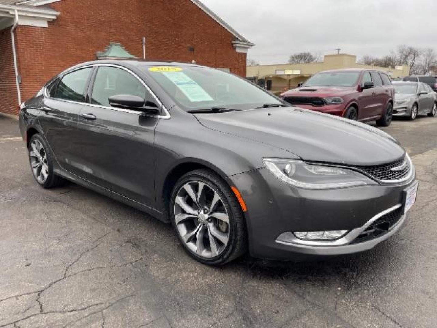 2015 Granite Crystal Met CC Chrysler 200 C AWD (1C3CCCEG2FN) with an 3.6L V6 DOHC 24V FFV engine, 9-Speed Automatic transmission, located at 1951 S Dayton Lakeview Rd., New Carlisle, OH, 45344, (937) 908-9800, 39.890999, -84.050255 - Photo#0