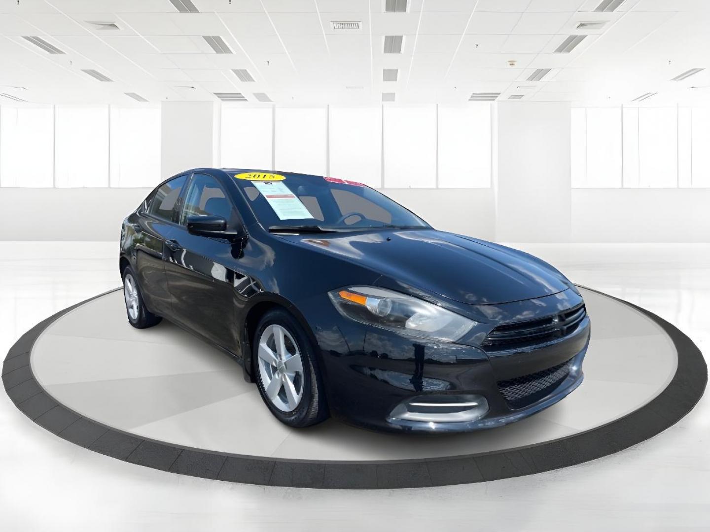 2015 Pitch Black Clearcoat Dodge Dart SXT (1C3CDFBB1FD) with an 2.4L L4 DOHC 16V engine, located at 1230 East Main St, Xenia, OH, 45385, (937) 908-9800, 39.688026, -83.910172 - Photo#0