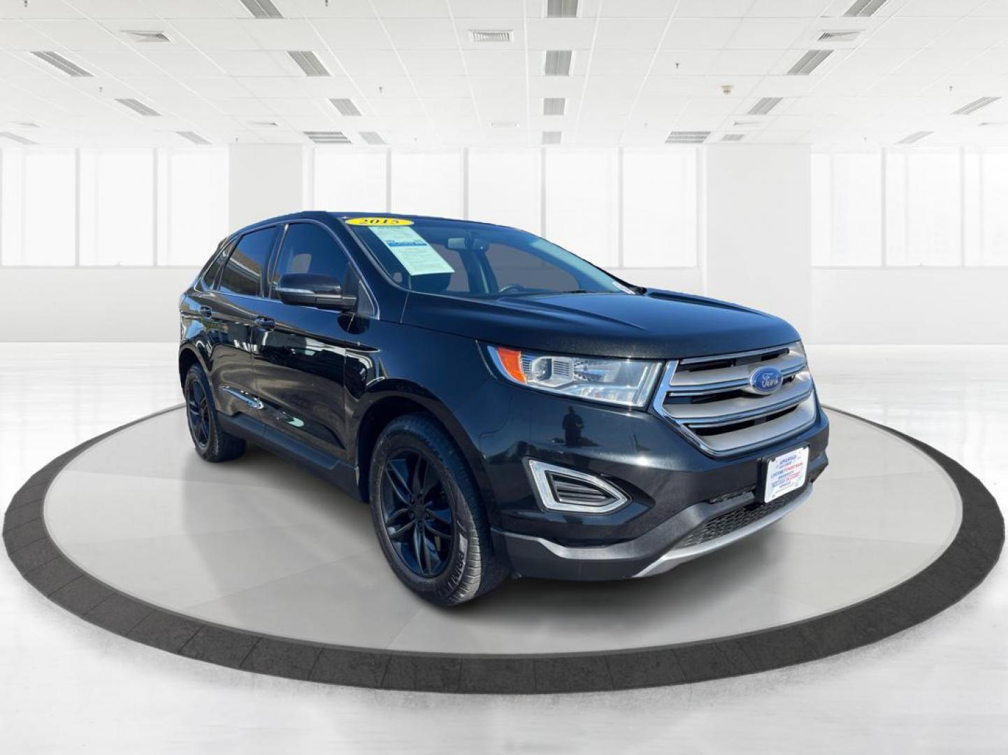 2015 Tuxedo Black Metallic Ford Edge SEL AWD (2FMTK4J86FB) with an 3.5L V6 DOHC 24V engine, 6-Speed Automatic transmission, located at 1230 East Main St, Xenia, OH, 45385, (937) 908-9800, 39.688026, -83.910172 - Photo#0