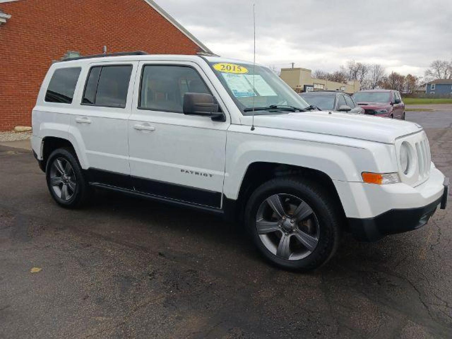 2015 Bright White Clearcoat Jeep Patriot Latitude 2WD (1C4NJPFA8FD) with an 2.0L L4 DOHC 16V engine, located at 4508 South Dixie Dr, Moraine, OH, 45439, (937) 908-9800, 39.689976, -84.218452 - Photo#0