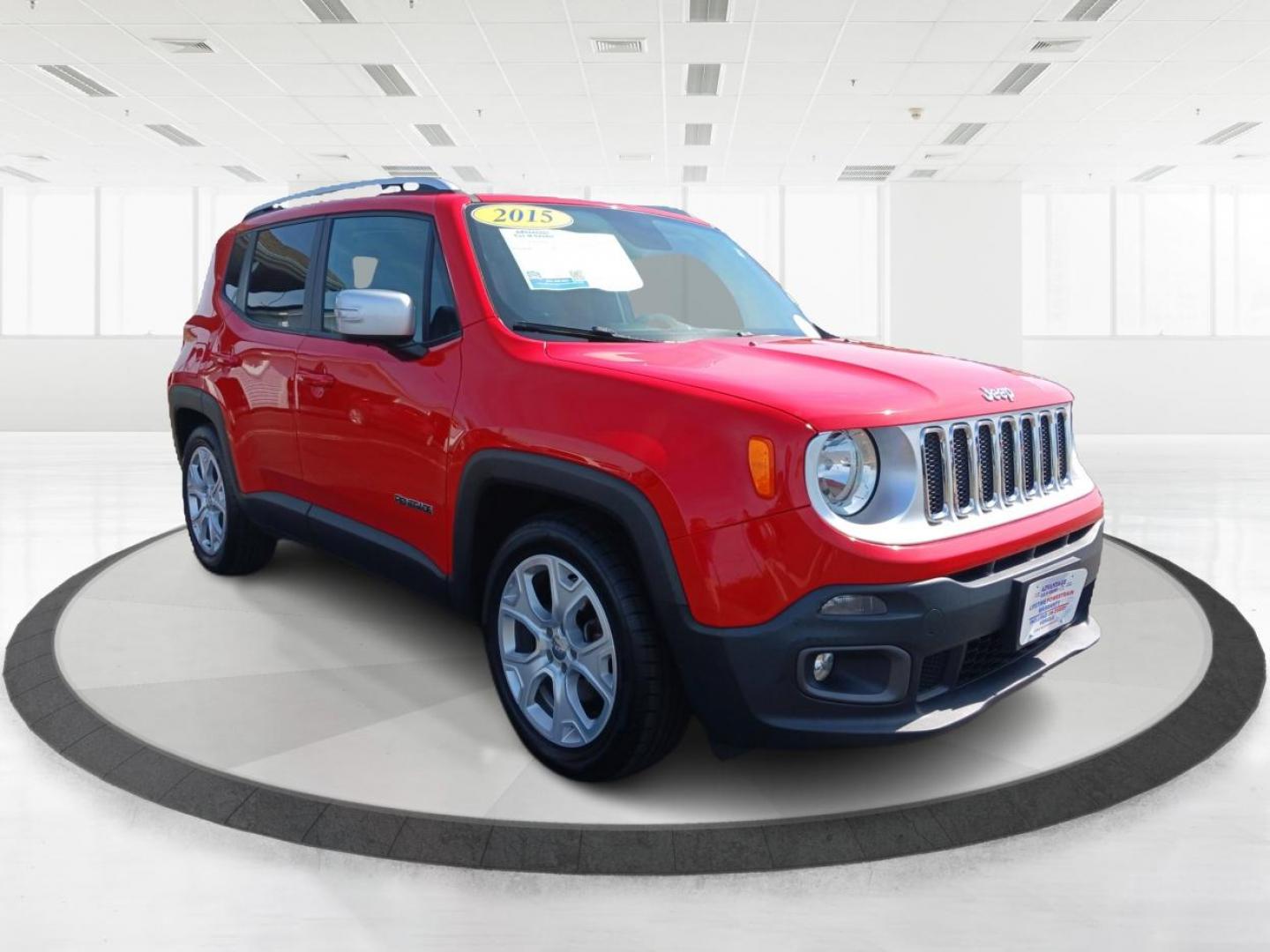 2015 Colorado Red Jeep Renegade Limited FWD (ZACCJADT0FP) with an 2.4L L4 DOHC 16V engine, 9-Speed Automatic transmission, located at 4508 South Dixie Dr, Moraine, OH, 45439, (937) 908-9800, 39.689976, -84.218452 - Photo#0