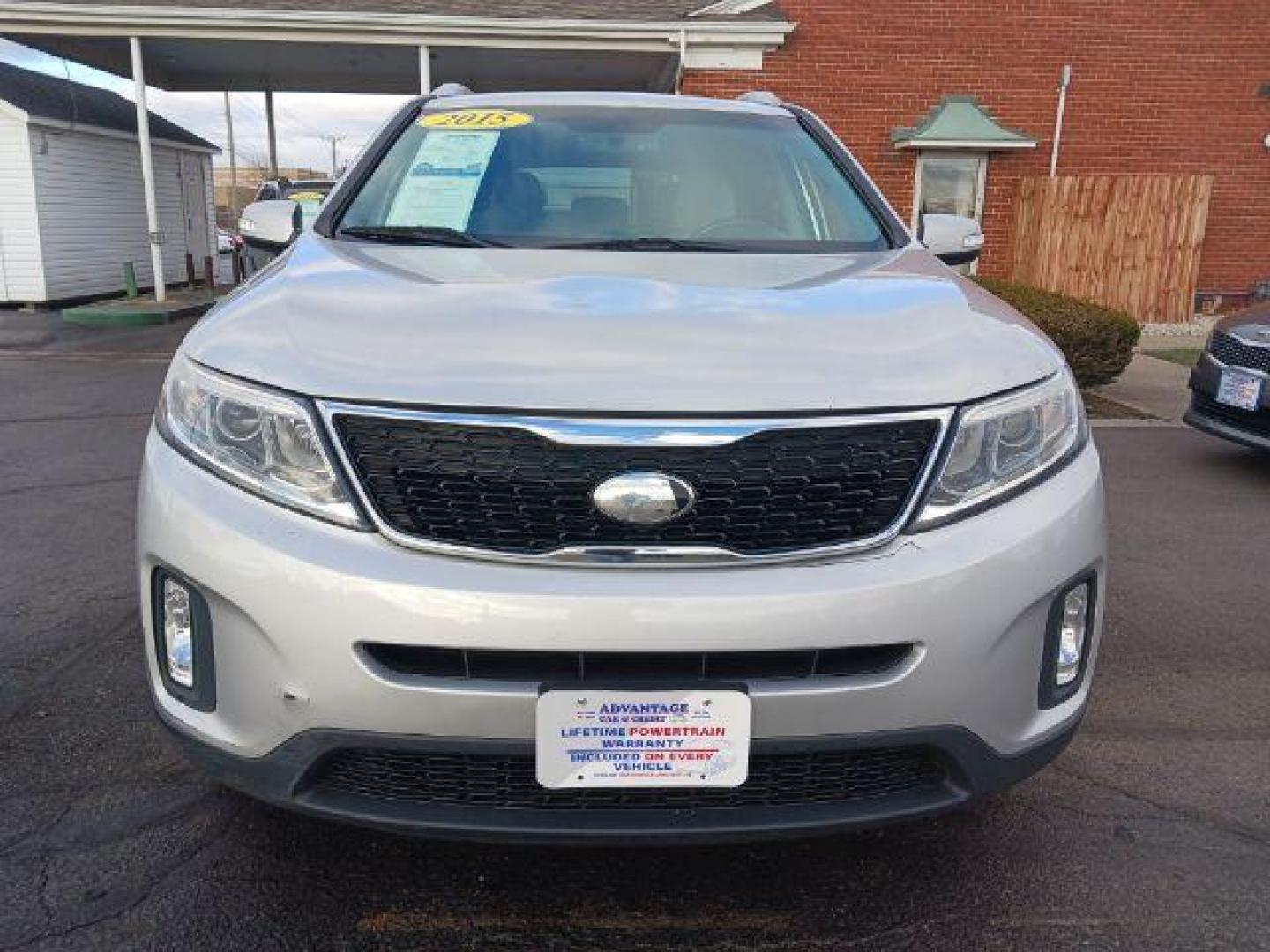 2015 Titanium Silver Kia Sorento LX AWD (5XYKTCA66FG) with an 2.4L L4 DOHC 16V engine, 6-Speed Automatic transmission, located at 401 Woodman Dr, Riverside, OH, 45431, (937) 908-9800, 39.760899, -84.123421 - Photo#1