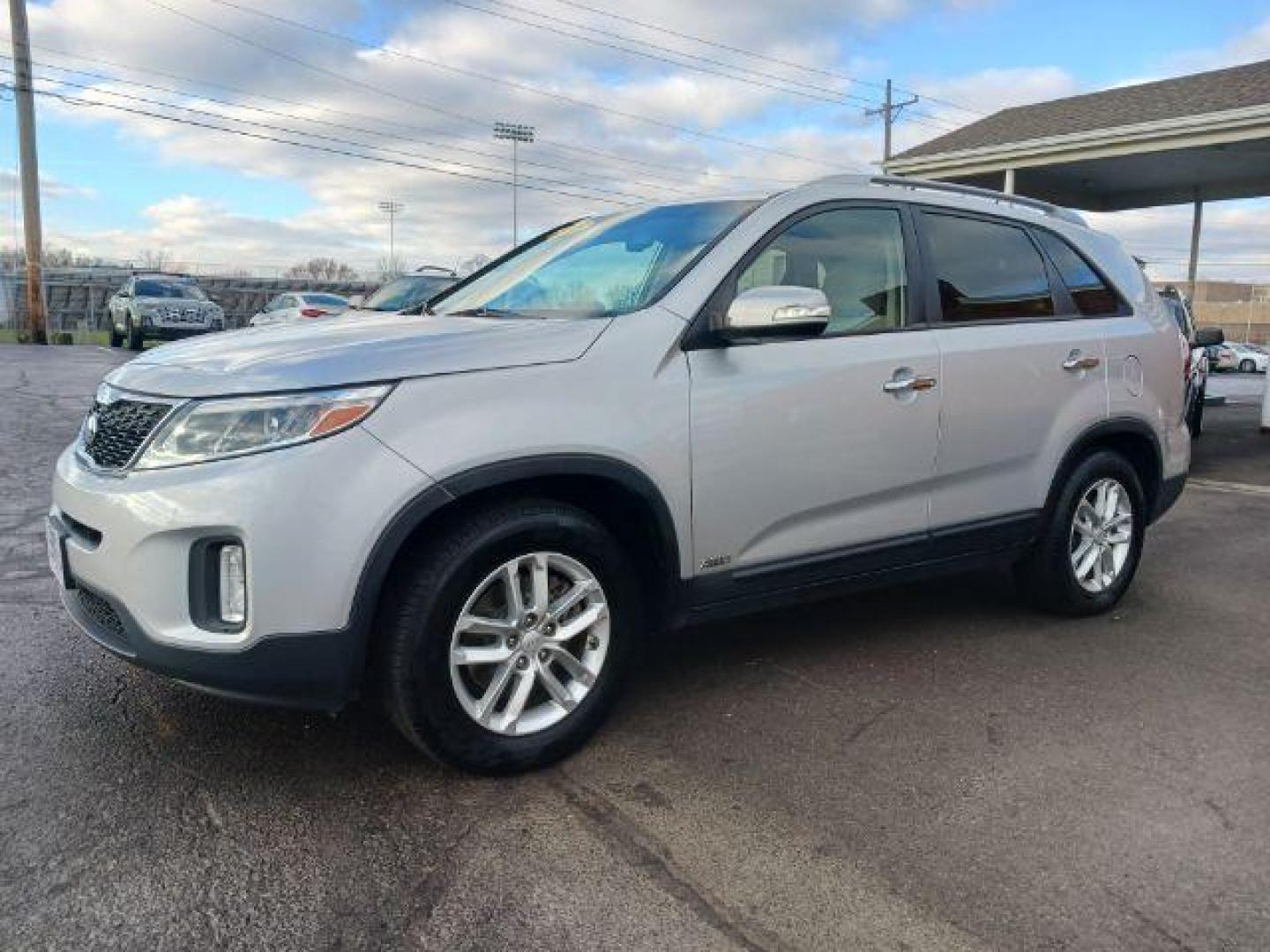 2015 Titanium Silver Kia Sorento LX AWD (5XYKTCA66FG) with an 2.4L L4 DOHC 16V engine, 6-Speed Automatic transmission, located at 401 Woodman Dr, Riverside, OH, 45431, (937) 908-9800, 39.760899, -84.123421 - Photo#2