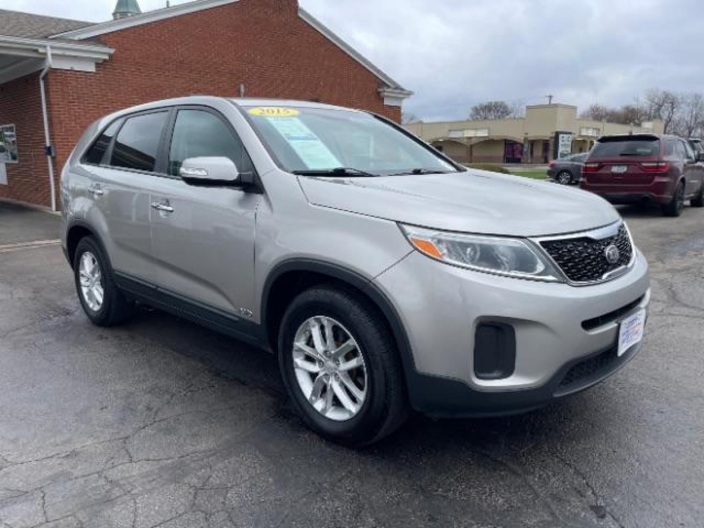 2015 Titanium Silver Kia Sorento LX AWD (5XYKTCA61FG) with an 2.4L L4 DOHC 16V engine, 6-Speed Automatic transmission, located at 401 Woodman Dr, Riverside, OH, 45431, (937) 908-9800, 39.760899, -84.123421 - Photo#0