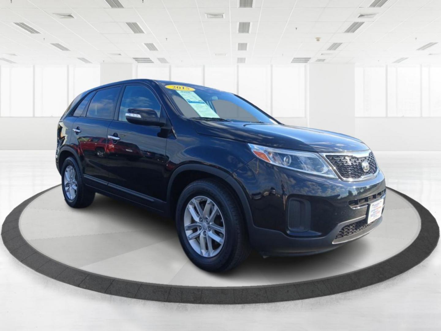 2015 Ebony Black Kia Sorento LX 2WD (5XYKT3A65FG) with an 2.4L L4 DOHC 16V engine, 6-Speed Automatic transmission, located at 4508 South Dixie Dr, Moraine, OH, 45439, (937) 908-9800, 39.689976, -84.218452 - Photo#0