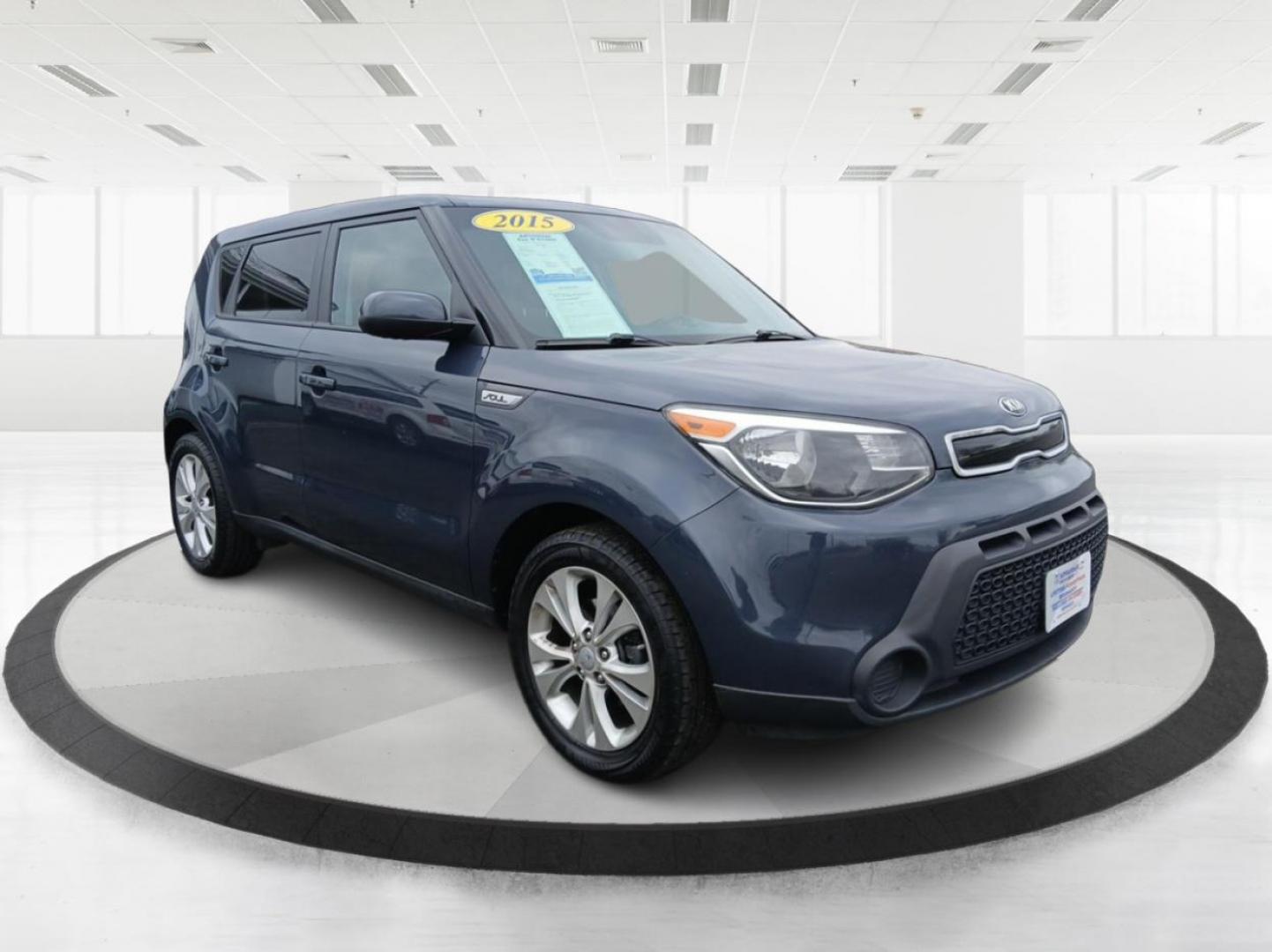 2015 Carribean Blue Kia Soul + (KNDJP3A50F7) with an 2.0L L4 DOHC 16V engine, 6-Speed Automatic transmission, located at 1230 East Main St, Xenia, OH, 45385, (937) 908-9800, 39.688026, -83.910172 - 2015 Kia Soul + - Photo#0