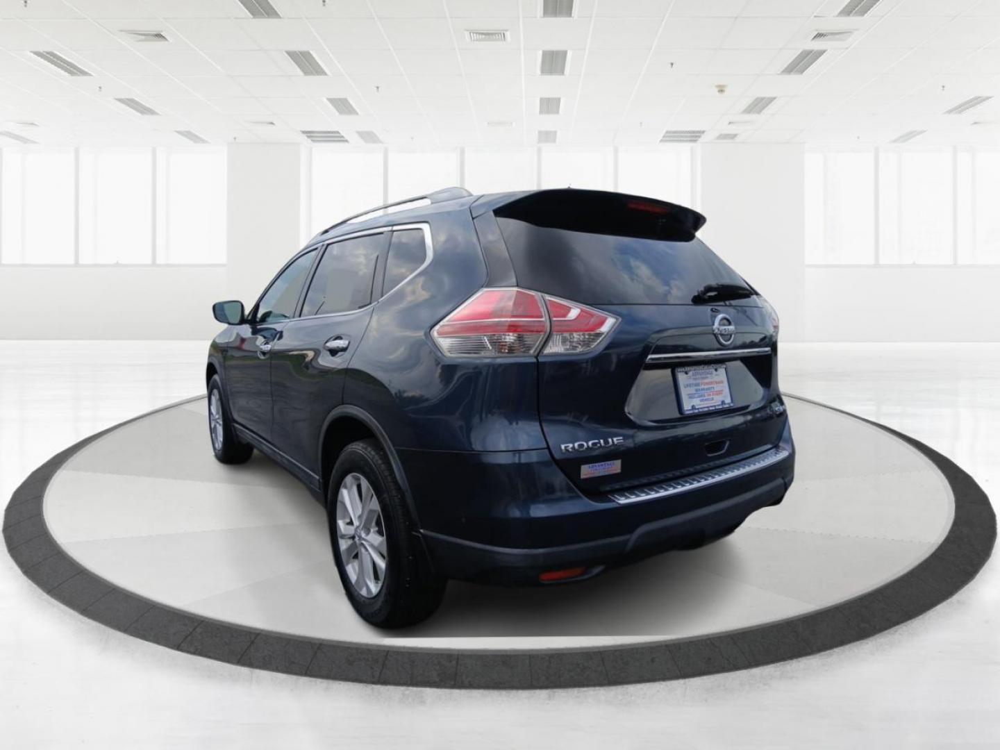 2015 Arctic Blue Metallic Nissan Rogue S AWD (5N1AT2MV6FC) with an 2.5L L4 DOHC 16V engine, Continuously Variable Transmission transmission, located at 880 E. National Road, Vandalia, OH, 45377, (937) 908-9800, 39.891918, -84.183594 - Photo#4