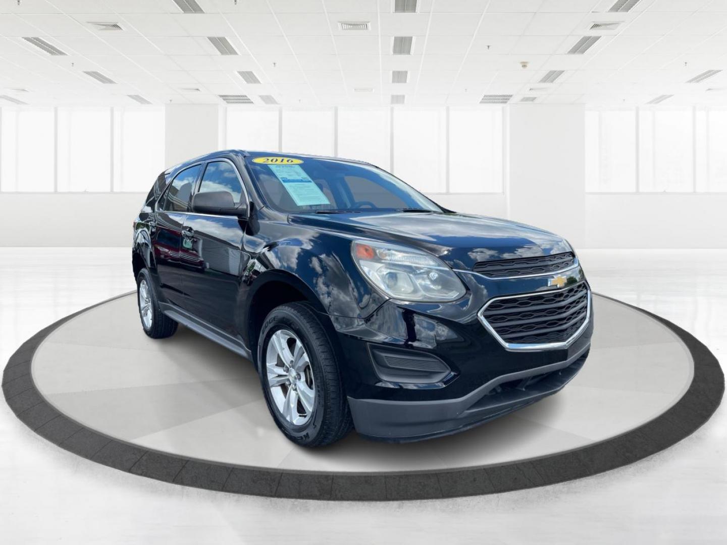 2016 Black Chevrolet Equinox LS 2WD (2GNALBEK1G1) with an 2.4L L4 DOHC 16V FFV engine, 6A transmission, located at 1099 N County Rd 25A , Troy, OH, 45373, (937) 908-9800, 40.057079, -84.212883 - Photo#0