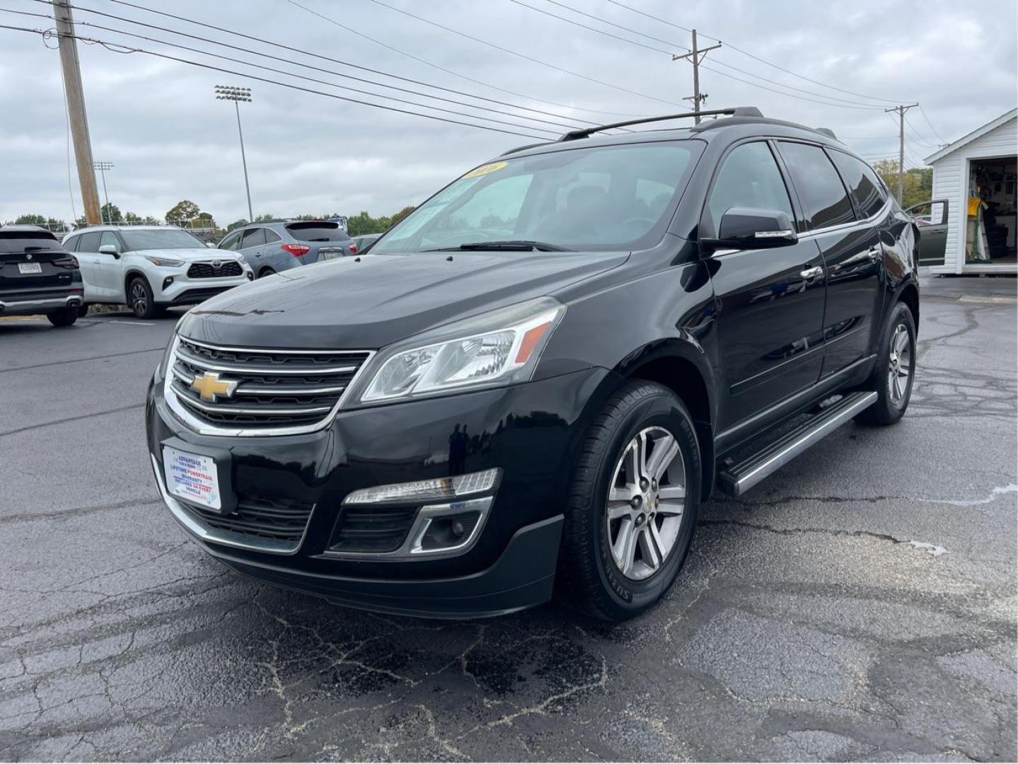 2016 Black Chevrolet Traverse 2LT AWD (1GNKVHKD8GJ) with an 3.6L V6 DOHC 24V engine, 6-Speed Automatic transmission, located at 1099 N County Rd 25A , Troy, OH, 45373, (937) 908-9800, 40.057079, -84.212883 - Photo#7