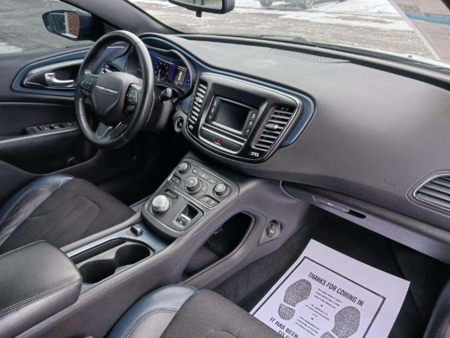 2016 Black Clear Coat Chrysler 200 S (1C3CCCBB9GN) with an 2.4L L4 DOHC 16V engine, 9-Speed Automatic transmission, located at 1099 N County Rd 25A , Troy, OH, 45373, (937) 908-9800, 40.057079, -84.212883 - Photo#8