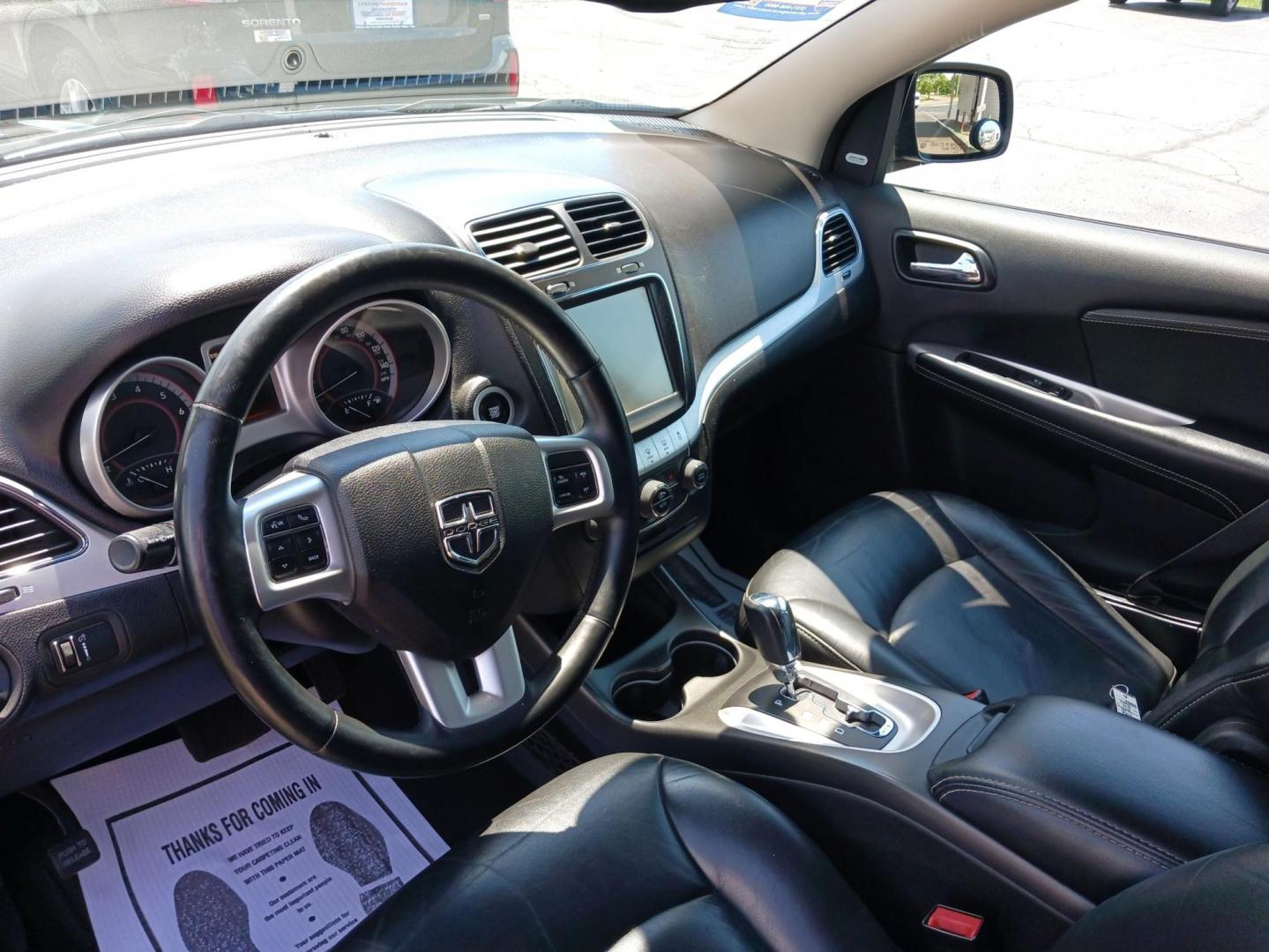 2016 Pitch Black Clear Coat Dodge Journey (3C4PDDFG6GT) with an 3.6L V6 DOHC 24V engine, 6-Speed Automatic transmission, located at 880 E. National Road, Vandalia, OH, 45377, (937) 908-9800, 39.891918, -84.183594 - Photo#8