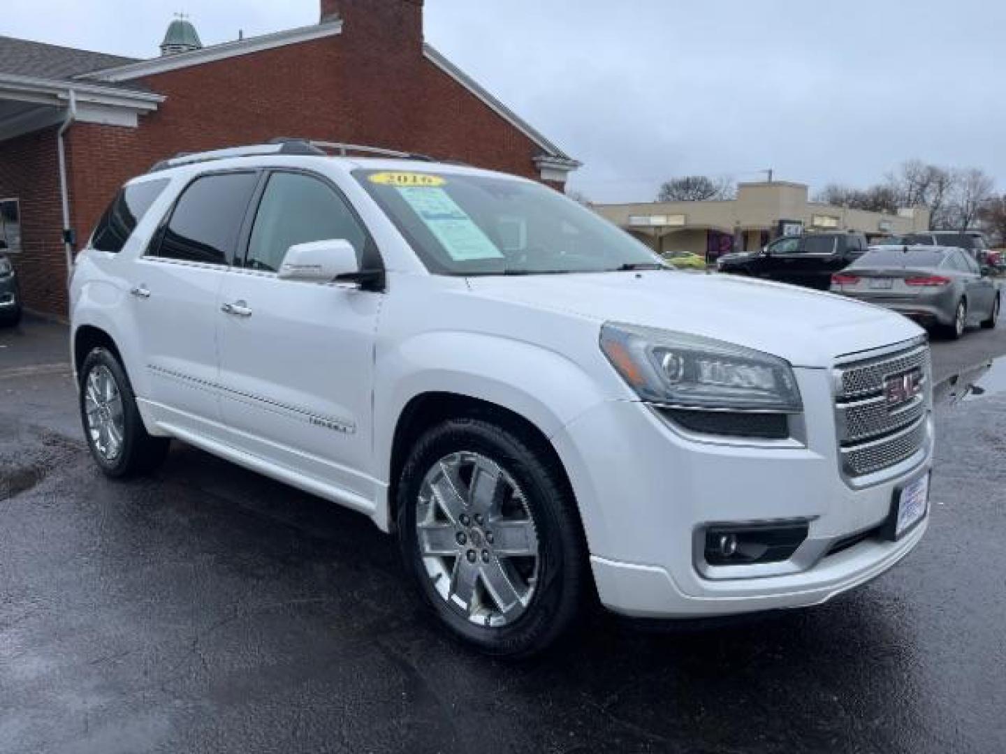 2016 White Frost Tricoat GMC Acadia Denali AWD (1GKKVTKDXGJ) with an 3.6L V6 DOHC 24V engine, 6-Speed Automatic transmission, located at 1951 S Dayton Lakeview Rd., New Carlisle, OH, 45344, (937) 908-9800, 39.890999, -84.050255 - Photo#0