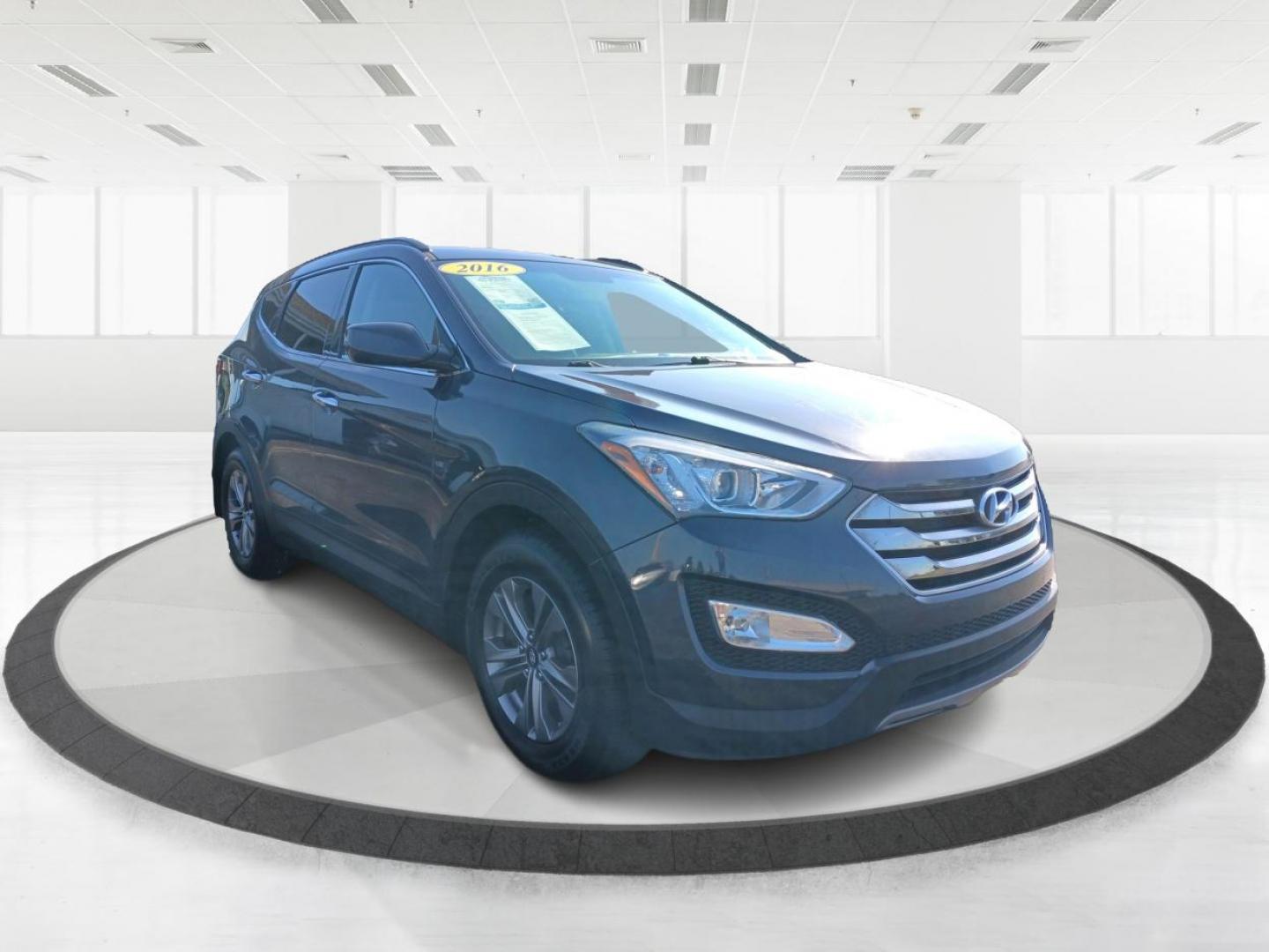 2016 Marlin Blue Hyundai Santa Fe Sport 2.4 AWD (5XYZUDLB5GG) with an 2.4L L4 DOHC 16V engine, 6-Speed Automatic transmission, located at 1184 Kauffman Ave, Fairborn, OH, 45324, (937) 908-9800, 39.807072, -84.030914 - Photo#0