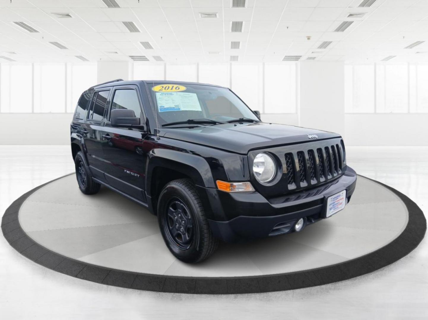 2016 Black Jeep Patriot Sport 2WD (1C4NJPBB0GD) with an 2.4L L4 DOHC 16V engine, located at 880 E. National Road, Vandalia, OH, 45377, (937) 908-9800, 39.891918, -84.183594 - Photo#0