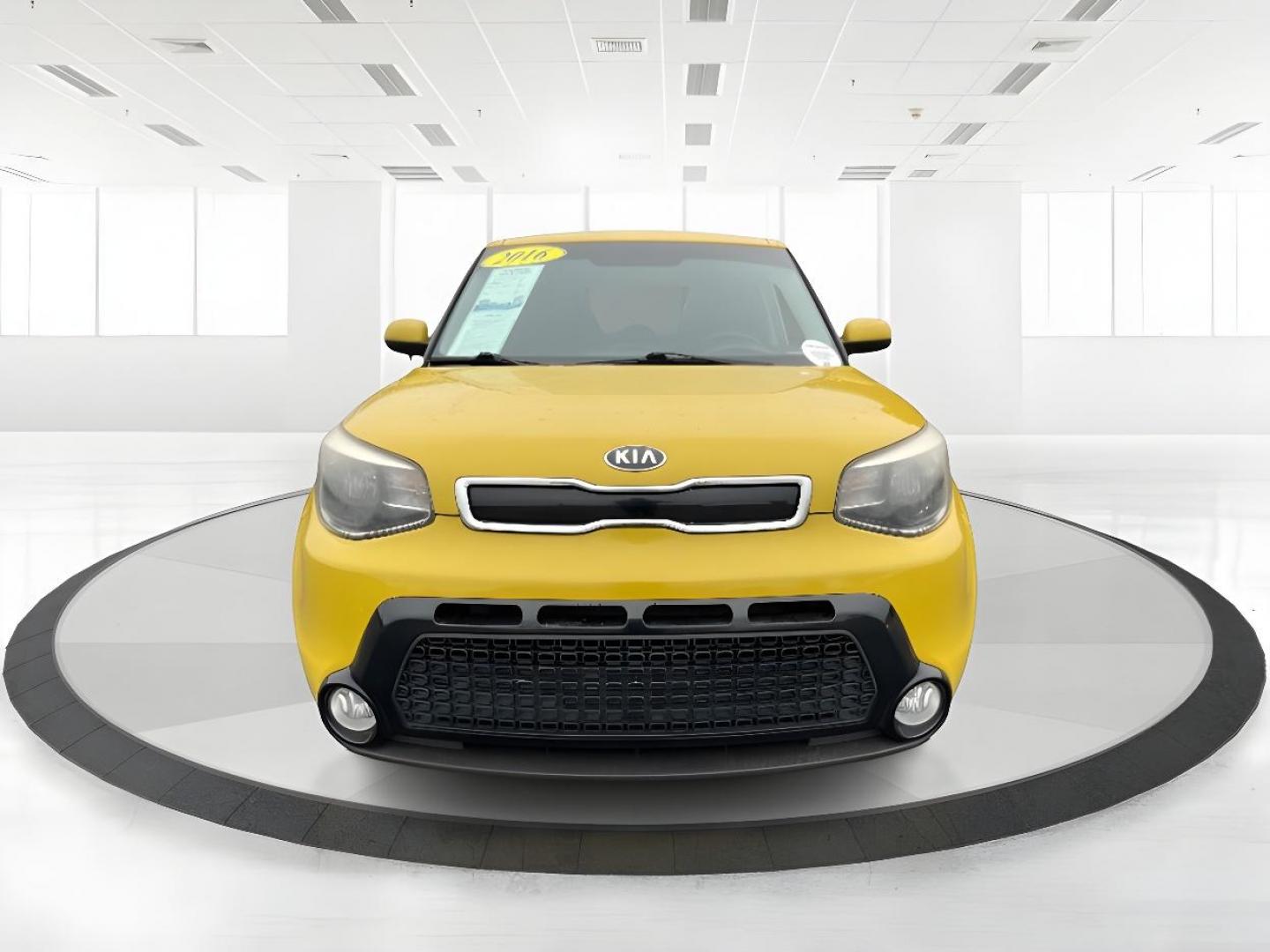 2016 Solar Yellow Kia Soul + (KNDJP3A51G7) with an 2.0L L4 DOHC 16V engine, 6-Speed Automatic transmission, located at 1099 N County Rd 25A , Troy, OH, 45373, (937) 908-9800, 40.057079, -84.212883 - Photo#9