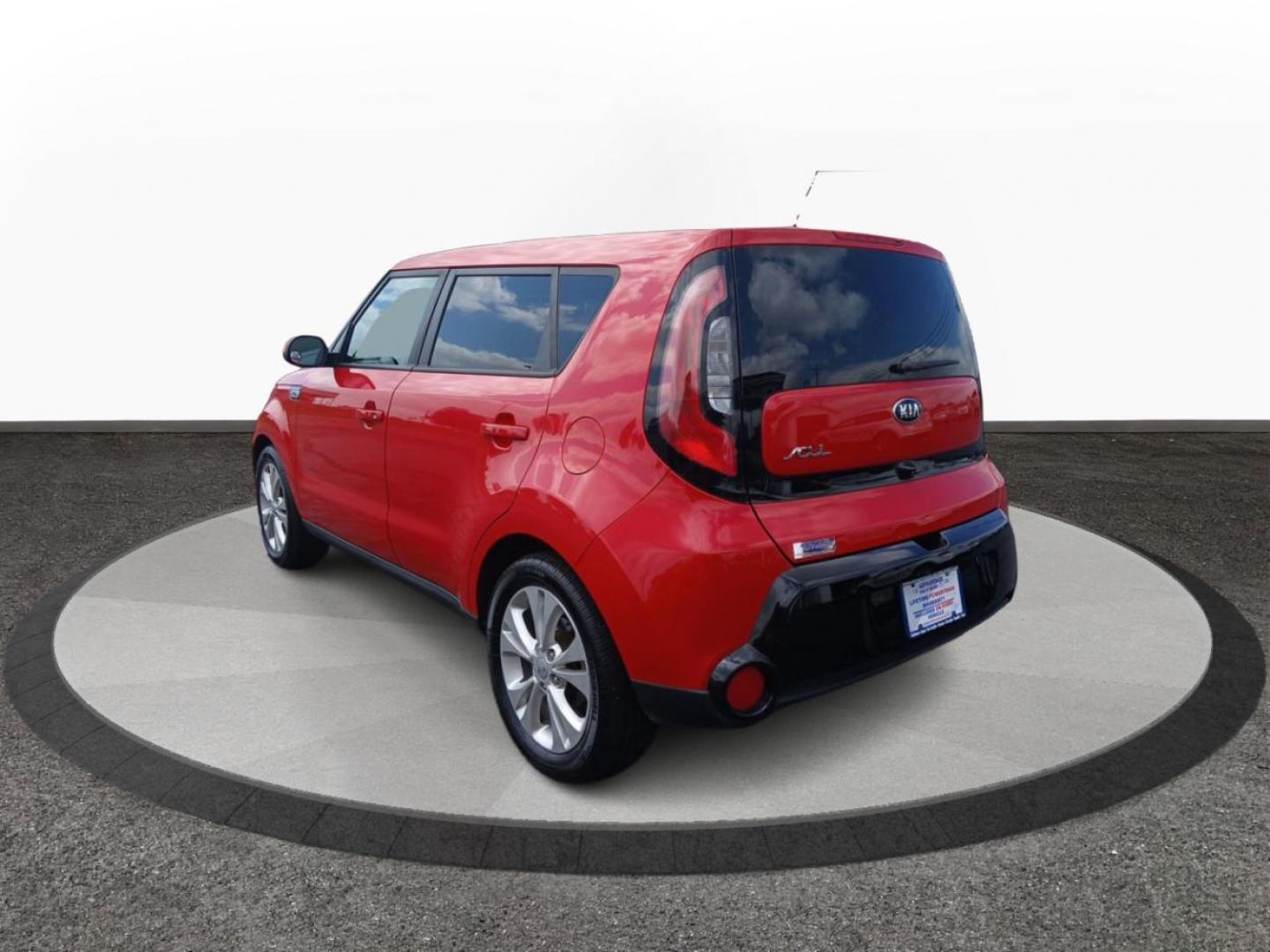 2016 Inferno Red Kia Soul + (KNDJP3A50G7) with an 2.0L L4 DOHC 16V engine, 6A transmission, located at 401 Woodman Dr, Riverside, OH, 45431, (937) 908-9800, 39.760899, -84.123421 - Photo#4