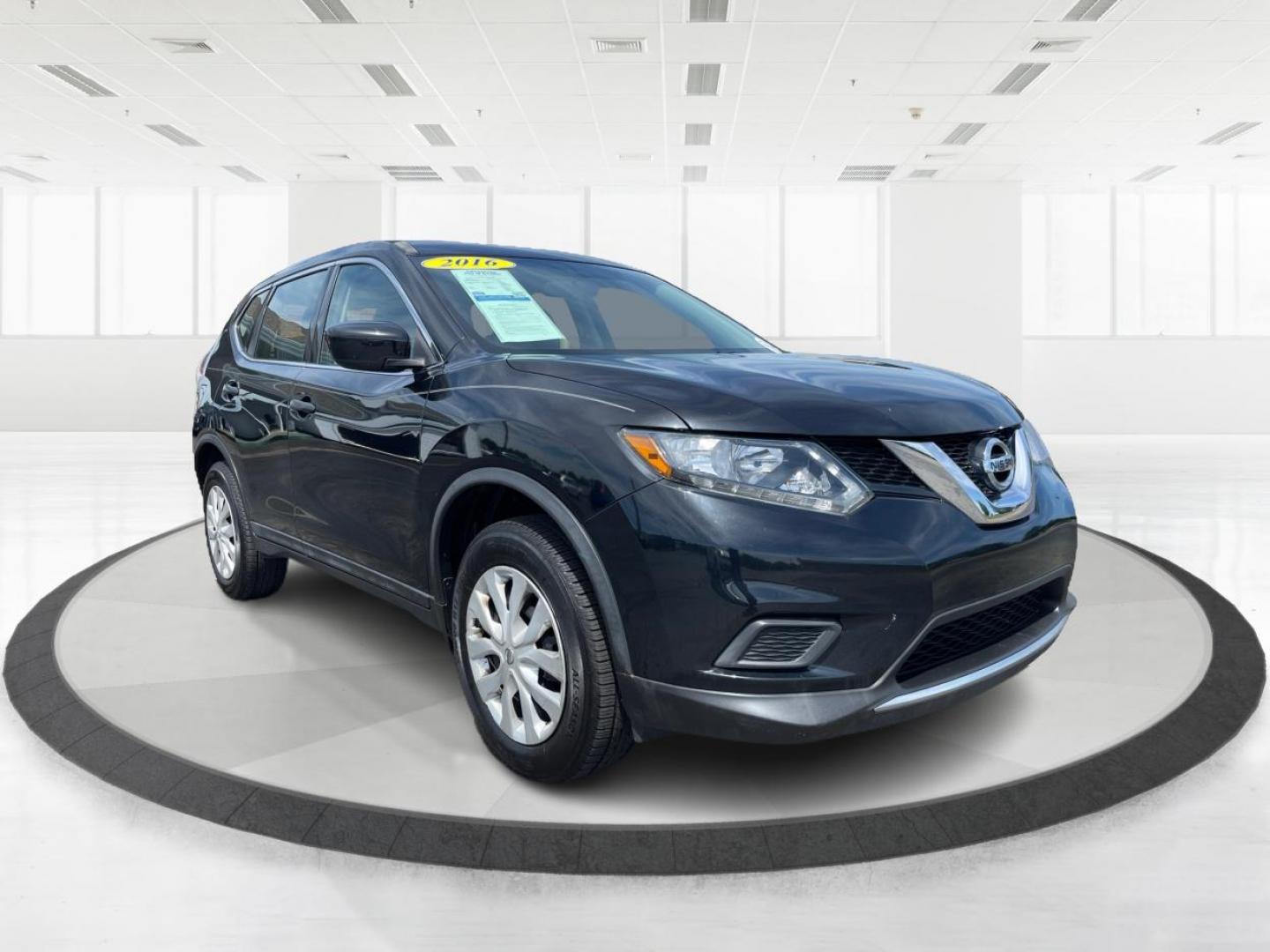 2016 Magnetic Black Nissan Rogue S AWD (5N1AT2MV0GC) with an 2.5L L4 DOHC 16V engine, Continuously Variable Transmission transmission, located at 1230 East Main St, Xenia, OH, 45385, (937) 908-9800, 39.688026, -83.910172 - Photo#0