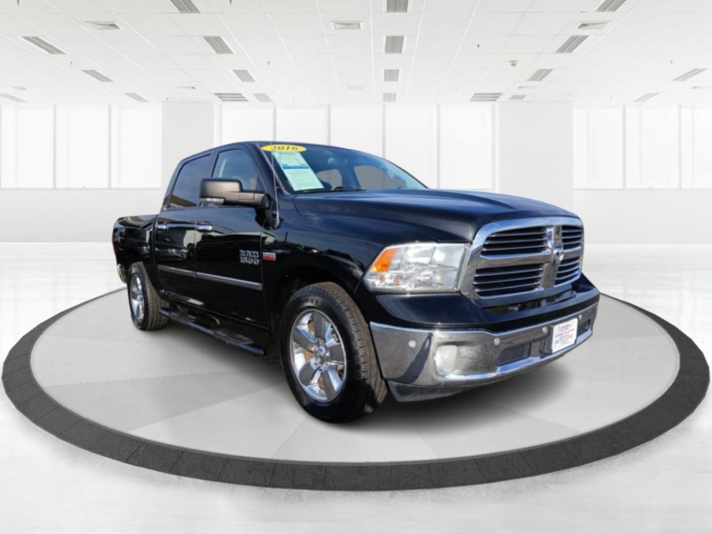 2016 Brilliant Black Crystal Pearl Coat RAM 1500 SLT Crew Cab SWB 4WD (1C6RR7LT8GS) with an 5.7L V8 OHV 16V engine, 6A transmission, located at 1184 Kauffman Ave, Fairborn, OH, 45324, (937) 908-9800, 39.807072, -84.030914 - Photo#0