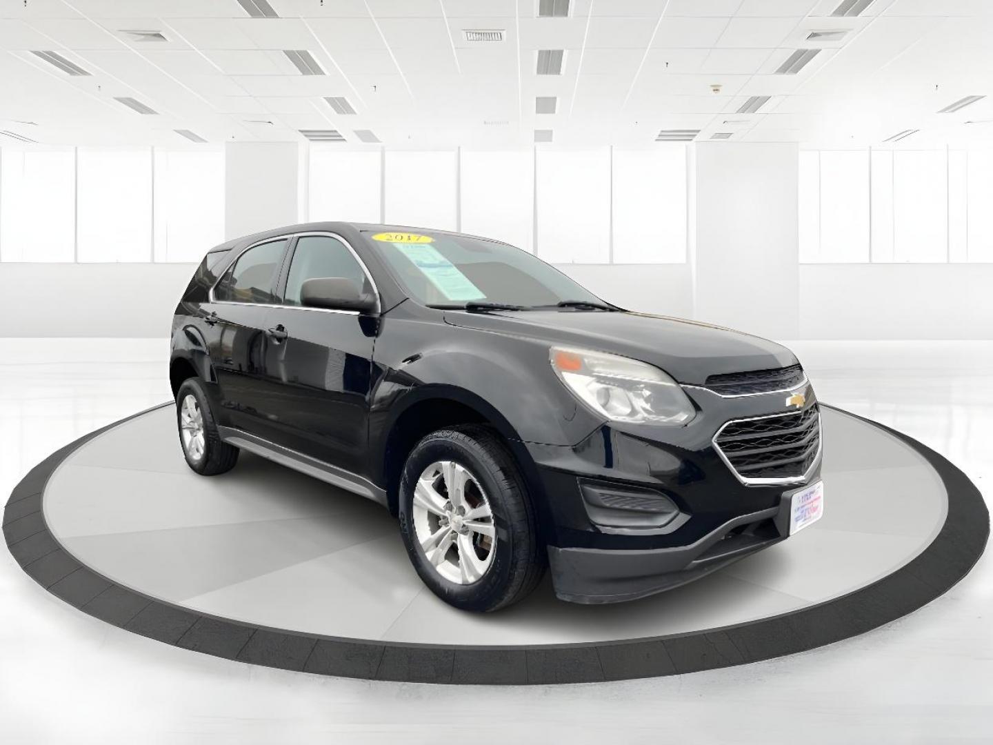 2017 Black Chevrolet Equinox (2GNALBEK2H1) with an 2.4L L4 DOHC 16V FFV engine, 6-Speed Automatic transmission, located at 401 Woodman Dr, Riverside, OH, 45431, (937) 908-9800, 39.760899, -84.123421 - Photo#0