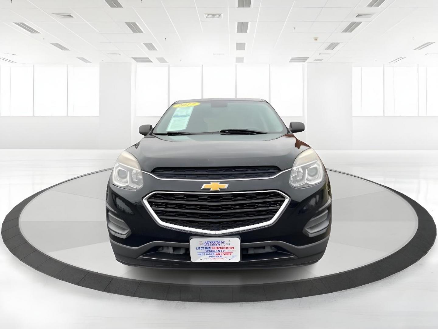 2017 Black Chevrolet Equinox LS 2WD (2GNALBEK2H1) with an 2.4L L4 DOHC 16V FFV engine, 6-Speed Automatic transmission, located at 401 Woodman Dr, Riverside, OH, 45431, (937) 908-9800, 39.760899, -84.123421 - Photo#3