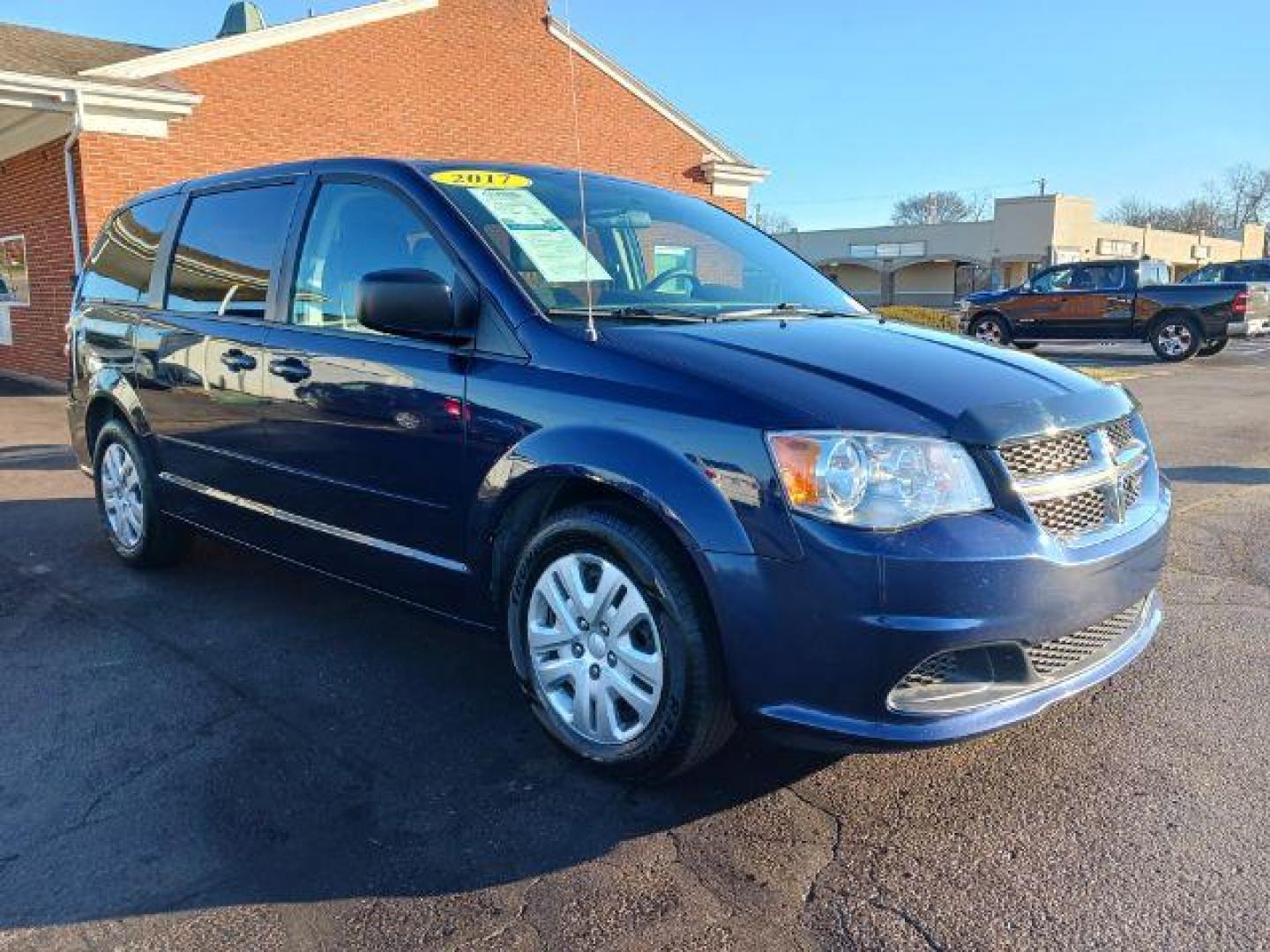 2017 Contusion Blue Pearl Coat Dodge Grand Caravan SE (2C4RDGBG6HR) with an 3.6L V6 DOHC 24V engine, 6-Speed Automatic transmission, located at 4508 South Dixie Dr, Moraine, OH, 45439, (937) 908-9800, 39.689976, -84.218452 - Photo#0