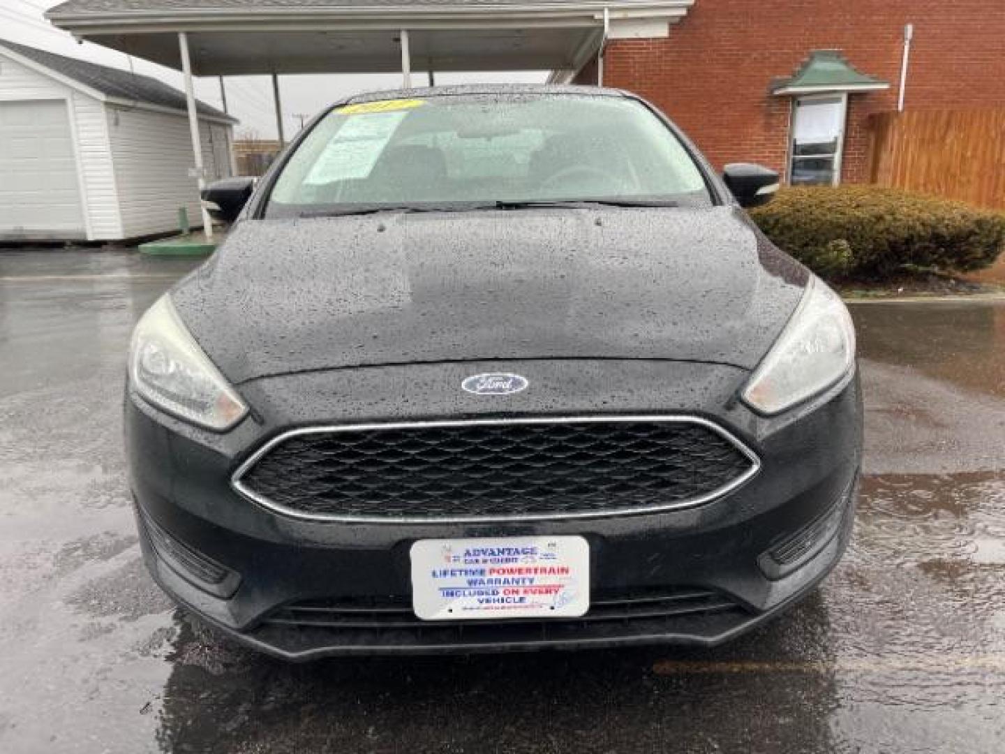 2017 Shadow Black Ford Focus SE Sedan (1FADP3F23HL) with an 2.0L L4 DOHC 16V engine, located at 1099 N County Rd 25A , Troy, OH, 45373, (937) 908-9800, 40.057079, -84.212883 - Photo#2