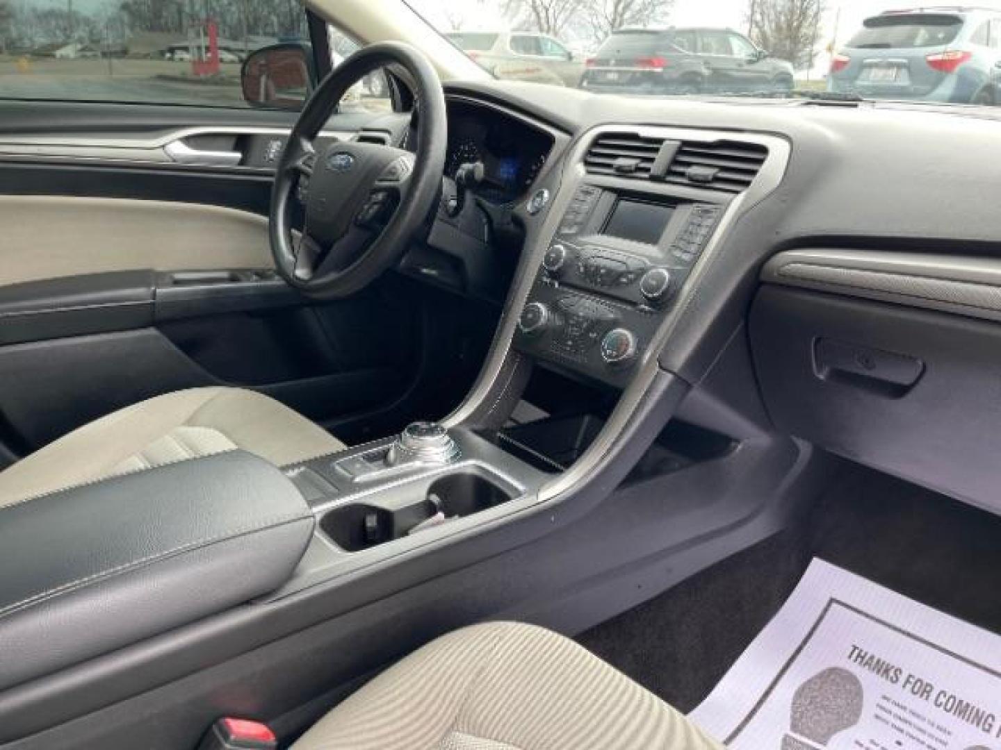 2017 White Gold Ford Fusion S (3FA6P0G7XHR) with an 2.5L L4 DOHC 16V engine, 6-Speed Automatic transmission, located at 1184 Kauffman Ave, Fairborn, OH, 45324, (937) 908-9800, 39.807072, -84.030914 - Photo#8