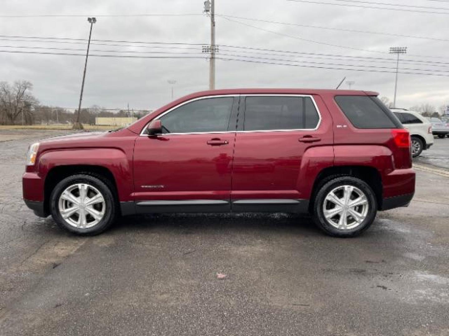 2017 Crimson Red Tintcoat GMC Terrain SLE2 AWD (2GKFLSEKXH6) with an 2.4L L4 DOHC 16V engine, 6-Speed Automatic transmission, located at 1099 N County Rd 25A , Troy, OH, 45373, (937) 908-9800, 40.057079, -84.212883 - Photo#2