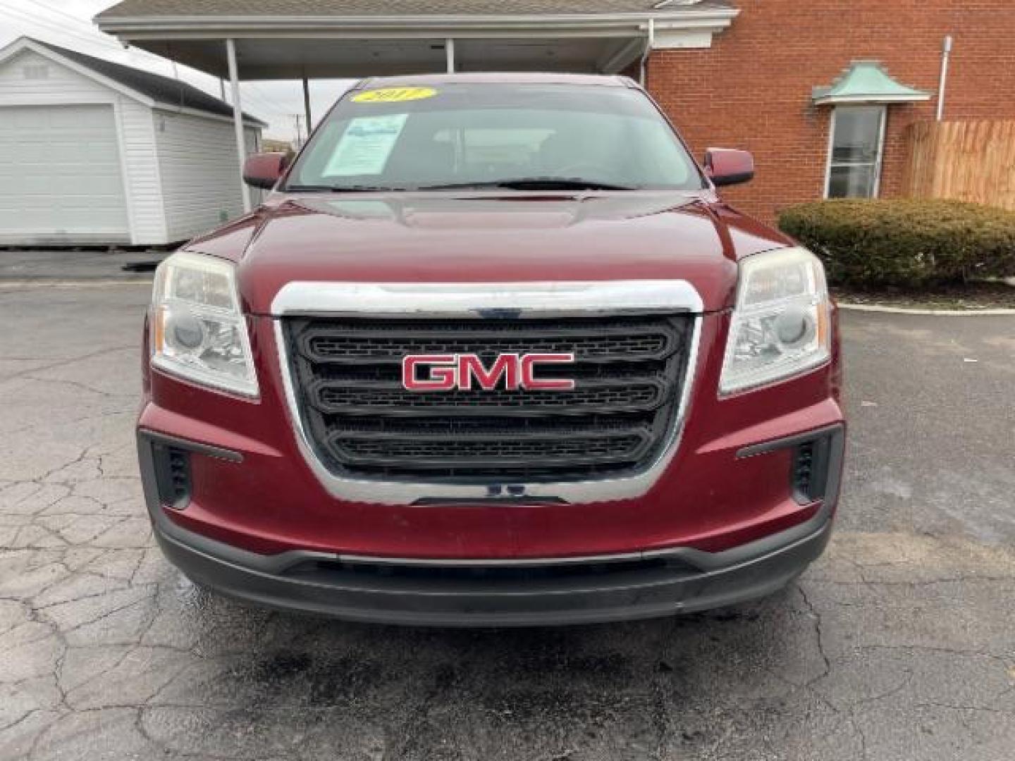 2017 Crimson Red Tintcoat GMC Terrain SLE2 AWD (2GKFLSEKXH6) with an 2.4L L4 DOHC 16V engine, 6-Speed Automatic transmission, located at 1099 N County Rd 25A , Troy, OH, 45373, (937) 908-9800, 40.057079, -84.212883 - Photo#3