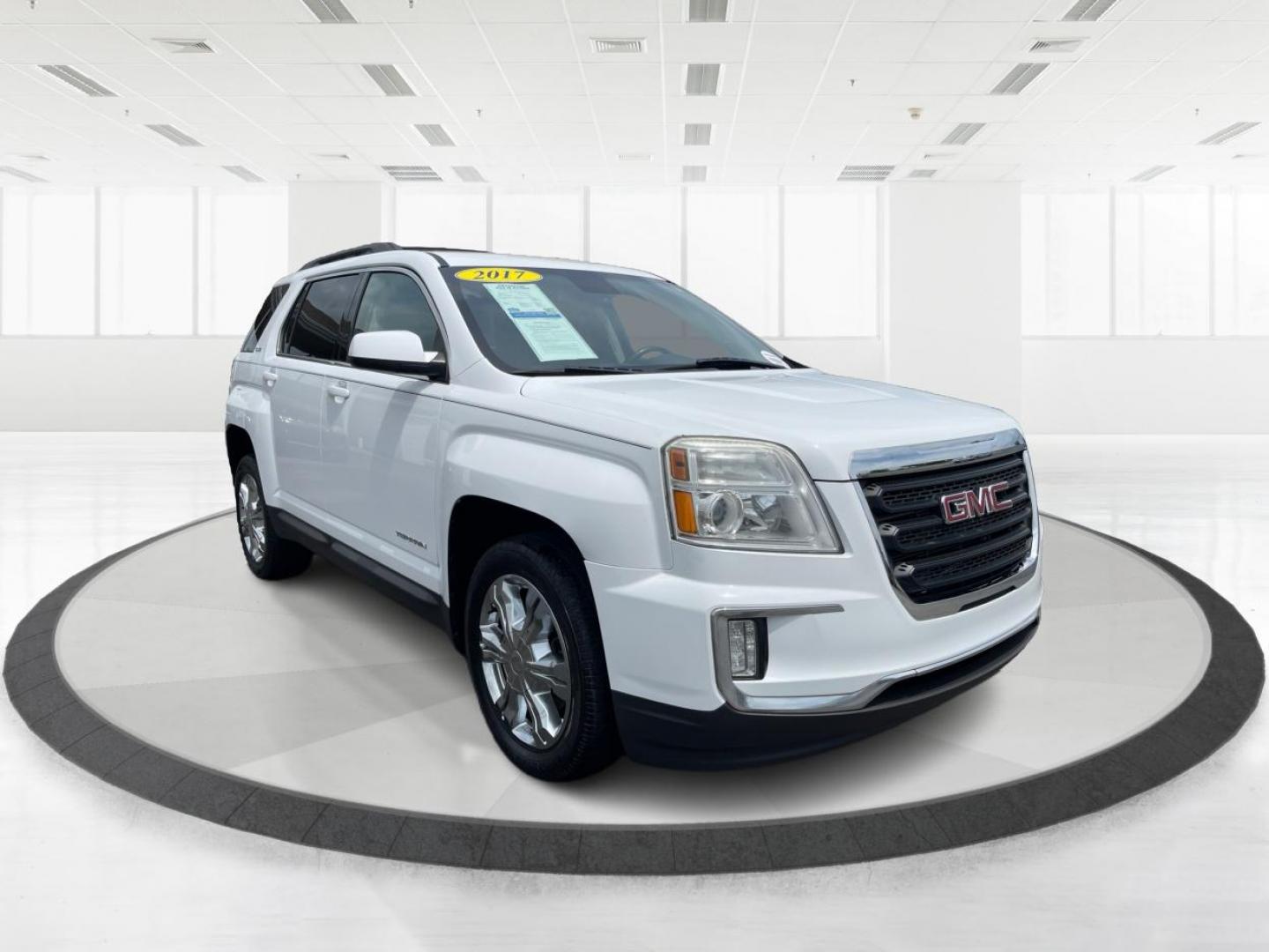 2017 Summit White GMC Terrain SLE2 AWD (2GKFLTEK5H6) with an 2.4L L4 DOHC 16V engine, 6A transmission, located at 1230 East Main St, Xenia, OH, 45385, (937) 908-9800, 39.688026, -83.910172 - Photo#0