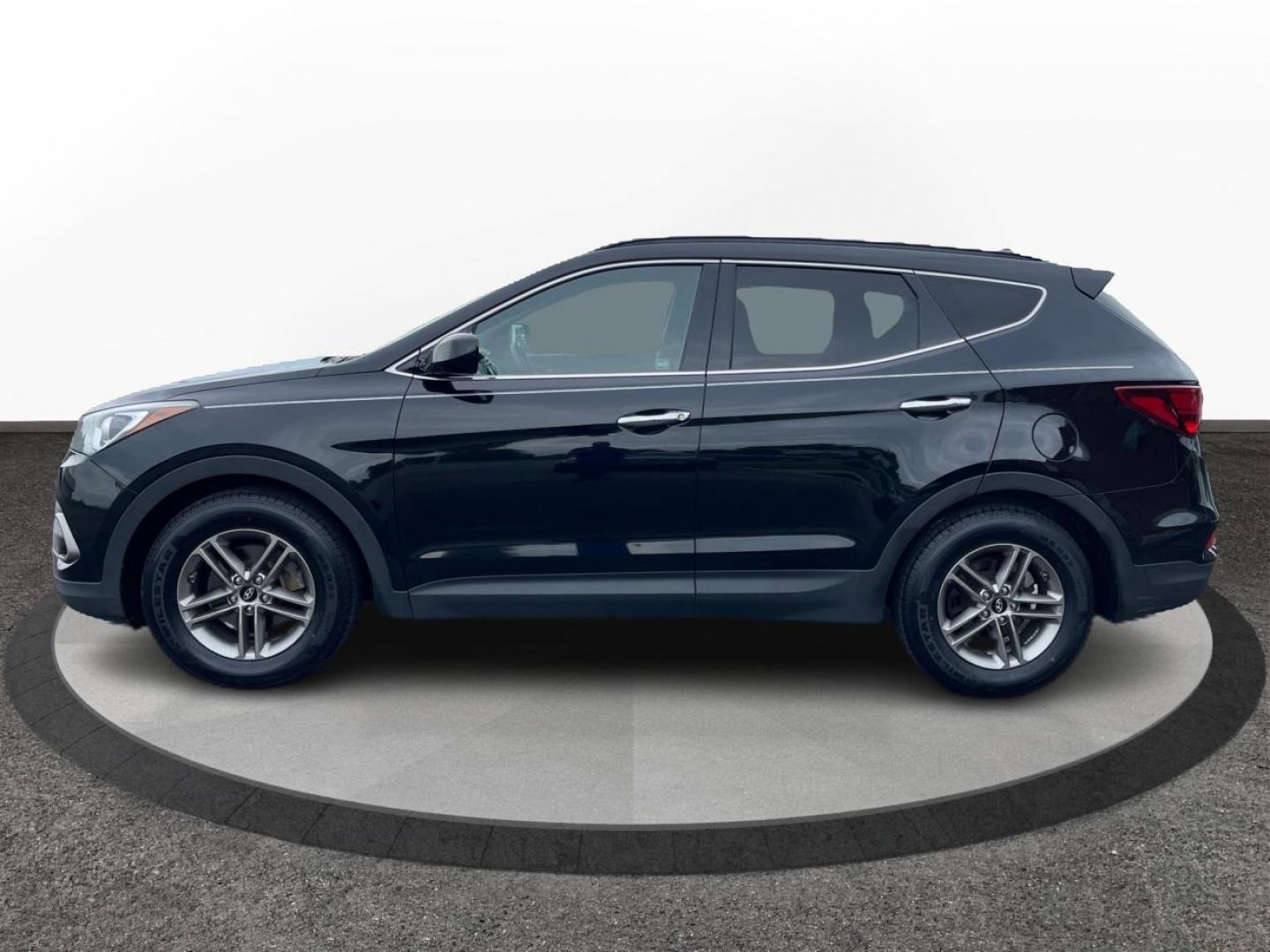 2017 Twilight Black Hyundai Santa Fe Sport 2.4 FWD (5NMZU3LB5HH) with an 2.4L L4 DOHC 16V engine, 6-Speed Automatic transmission, located at 1099 N County Rd 25A , Troy, OH, 45373, (937) 908-9800, 40.057079, -84.212883 - Photo#5