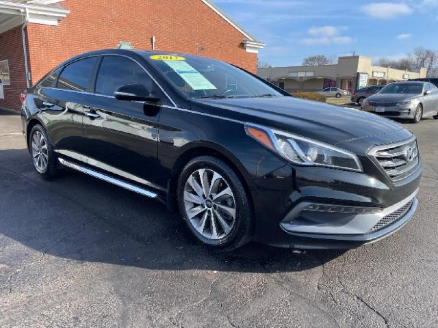 2017 Phantom Black Hyundai Sonata Sport (5NPE34AF3HH) with an 2.4L L4 DOHC 16V engine, 6-Speed Automatic transmission, located at 1184 Kauffman Ave, Fairborn, OH, 45324, (937) 908-9800, 39.807072, -84.030914 - Photo#0