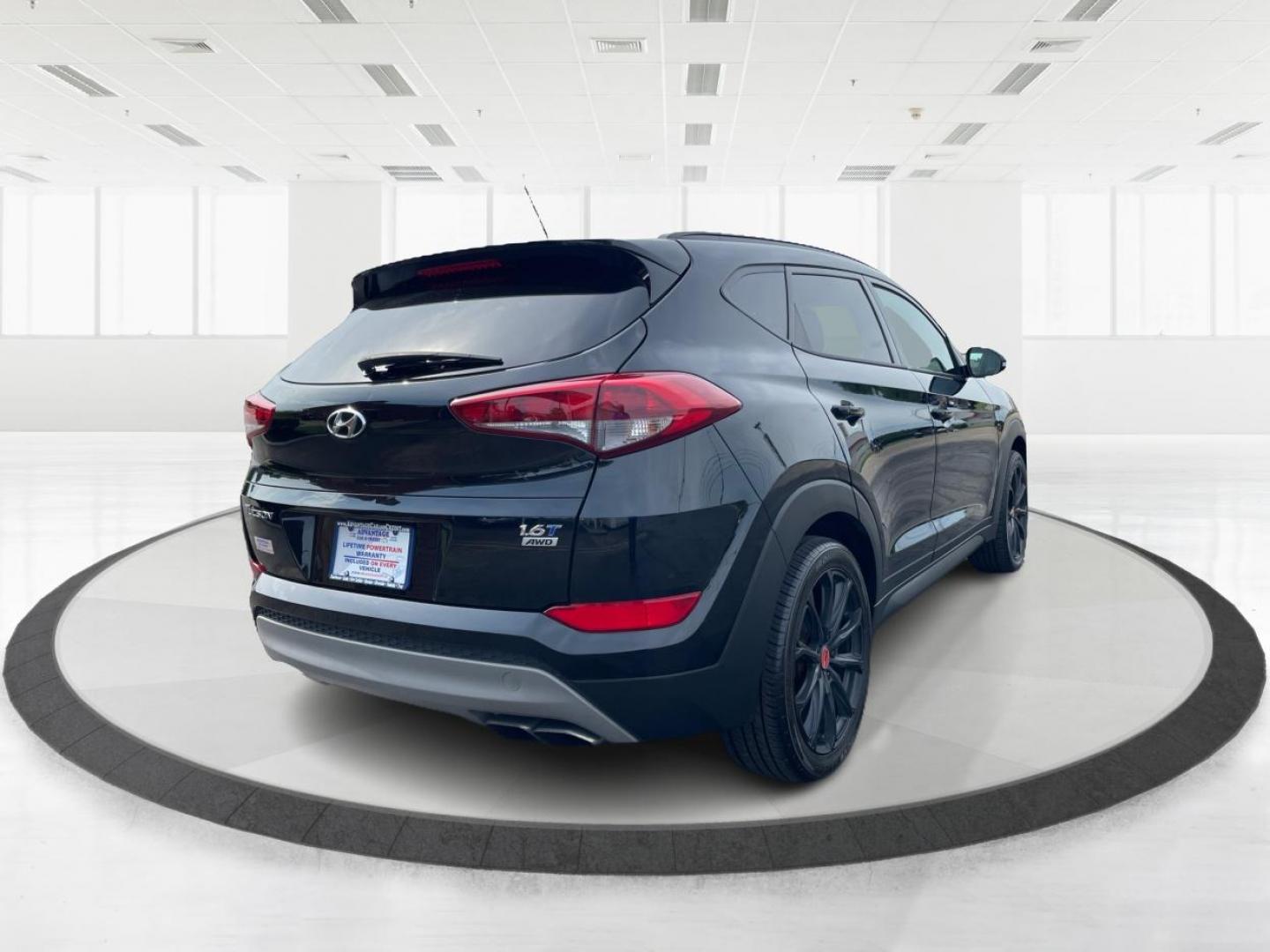 2017 Black Hyundai Tucson Eco AWD (KM8J3CA29HU) with an 1.6L L4 DOHC 16V engine, 7A transmission, located at 401 Woodman Dr, Riverside, OH, 45431, (937) 908-9800, 39.760899, -84.123421 - Photo#2