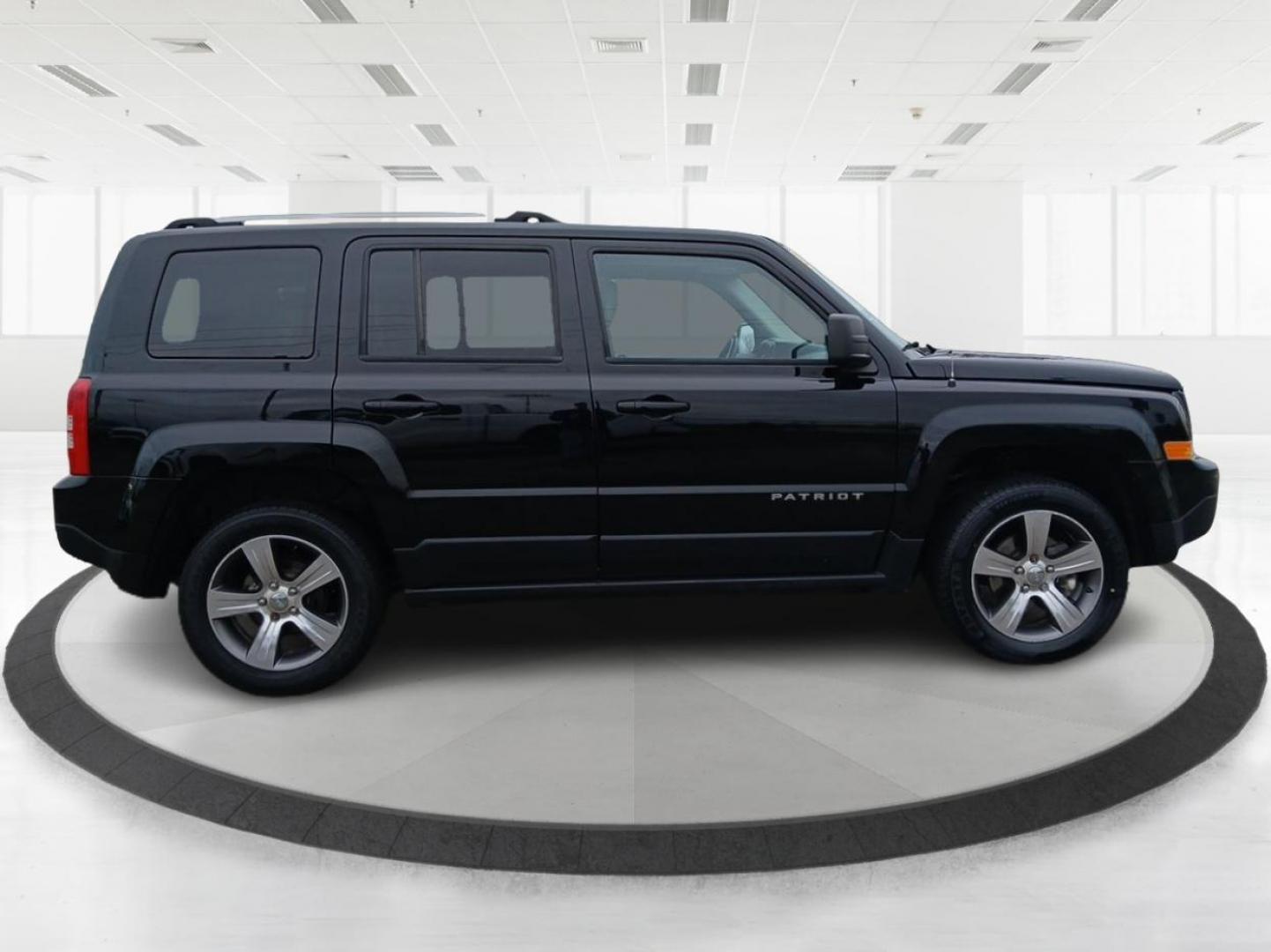 2017 Pitch Black Clear Coat Jeep Patriot Latitude 4WD (1C4NJRFB3HD) with an 2.4L L4 DOHC 16V engine, located at 1230 East Main St, Xenia, OH, 45385, (937) 908-9800, 39.688026, -83.910172 - Photo#0