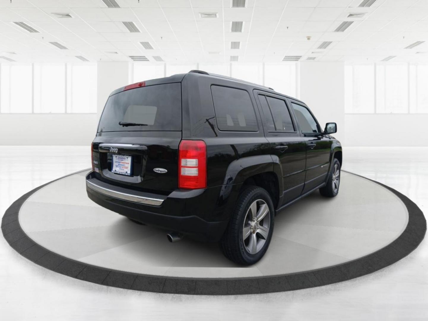 2017 Pitch Black Clear Coat Jeep Patriot Latitude 4WD (1C4NJRFB3HD) with an 2.4L L4 DOHC 16V engine, located at 1230 East Main St, Xenia, OH, 45385, (937) 908-9800, 39.688026, -83.910172 - Photo#1