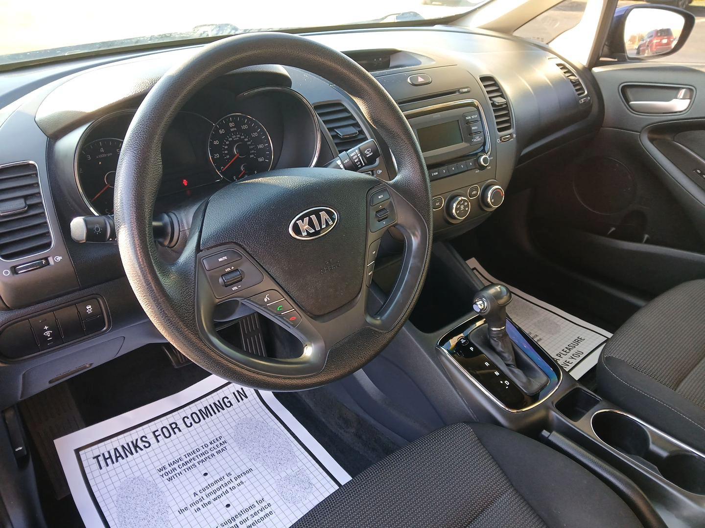 2017 Kia Forte LX 6A (3KPFK4A7XHE) with an 2.0L L4 DOHC 16V engine, 6-Speed Automatic transmission, located at 4508 South Dixie Dr, Moraine, OH, 45439, (937) 908-9800, 39.689976, -84.218452 - 2017 Kia Forte LX 6A - Photo#8