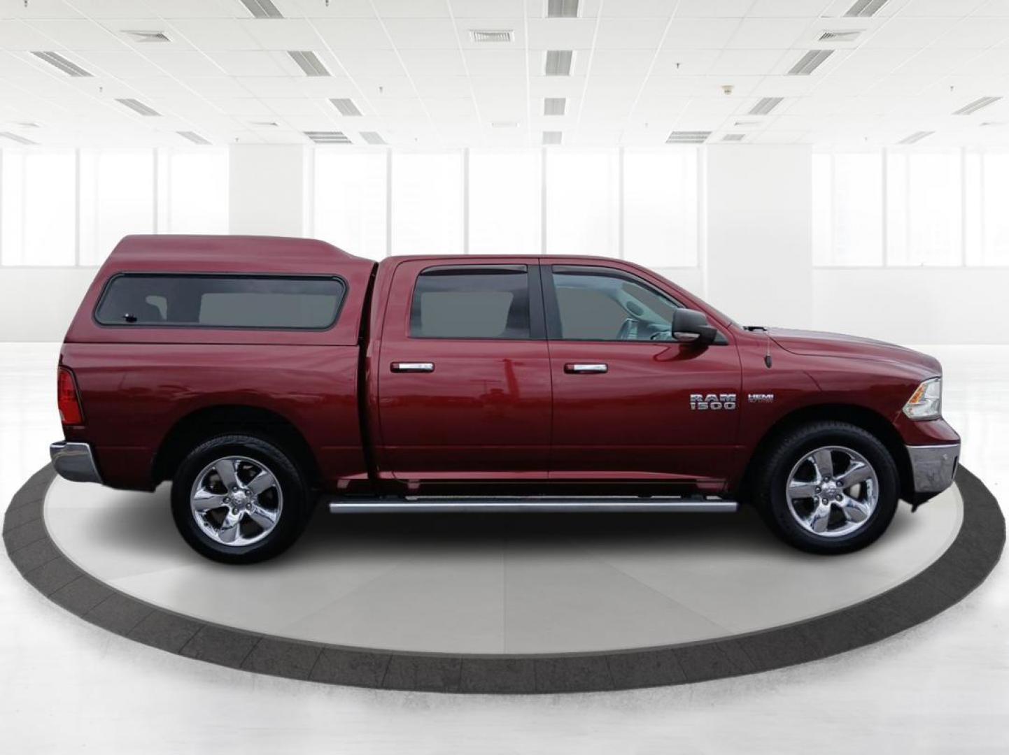 2017 Delmonico Red Pearl Coat RAM 1500 SLT Crew Cab SWB 4WD (3C6RR7LT1HG) with an 5.7L V8 OHV 16V engine, 8A transmission, located at 880 E. National Road, Vandalia, OH, 45377, (937) 908-9800, 39.891918, -84.183594 - Photo#1