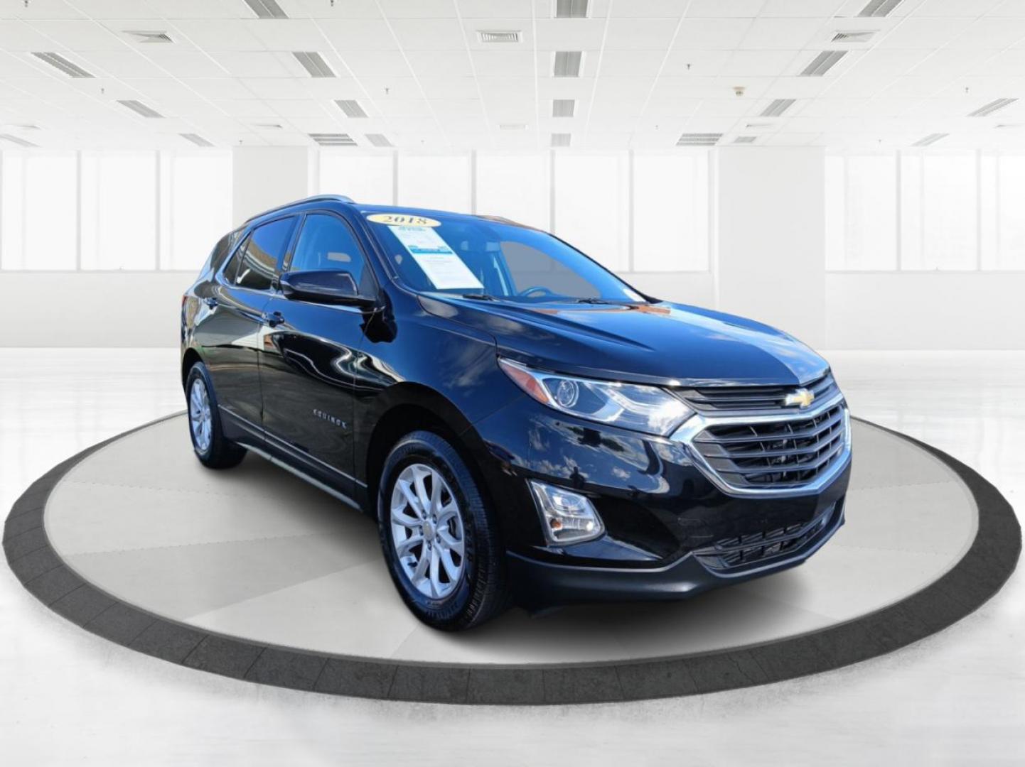 2018 Mosaic Black Metallic Chevrolet Equinox LT 2WD (2GNAXJEV3J6) with an 1.5L L4 DIR DOHC 16V TURBO engine, 6A transmission, located at 8750 N County Rd 25A, Piqua, OH, 45356, (937) 908-9800, 40.164391, -84.232513 - Photo#0