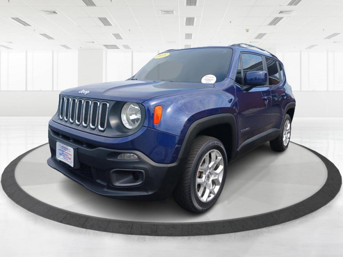 2018 Jetset Blue /Black, premium cloth Jeep Renegade (ZACCJBBB6JP) with an 2.4L L4 DOHC 16V engine, Automatic transmission, located at 880 E. National Road, Vandalia, OH, 45377, (937) 908-9800, 39.891918, -84.183594 - Photo#4